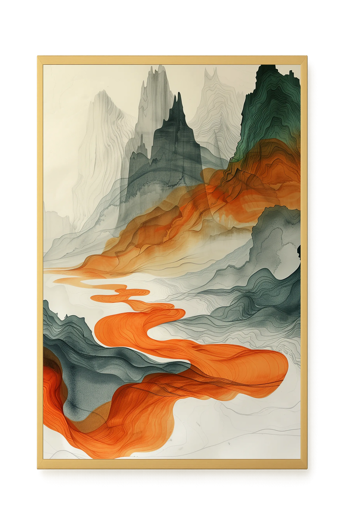 Abstract Landscape Canvas Print