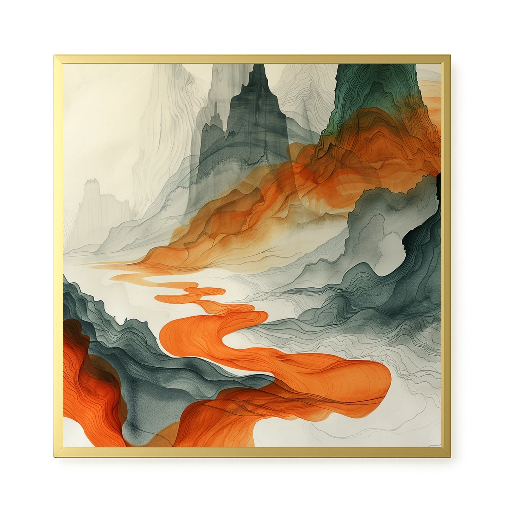 Abstract Landscape Canvas Print
