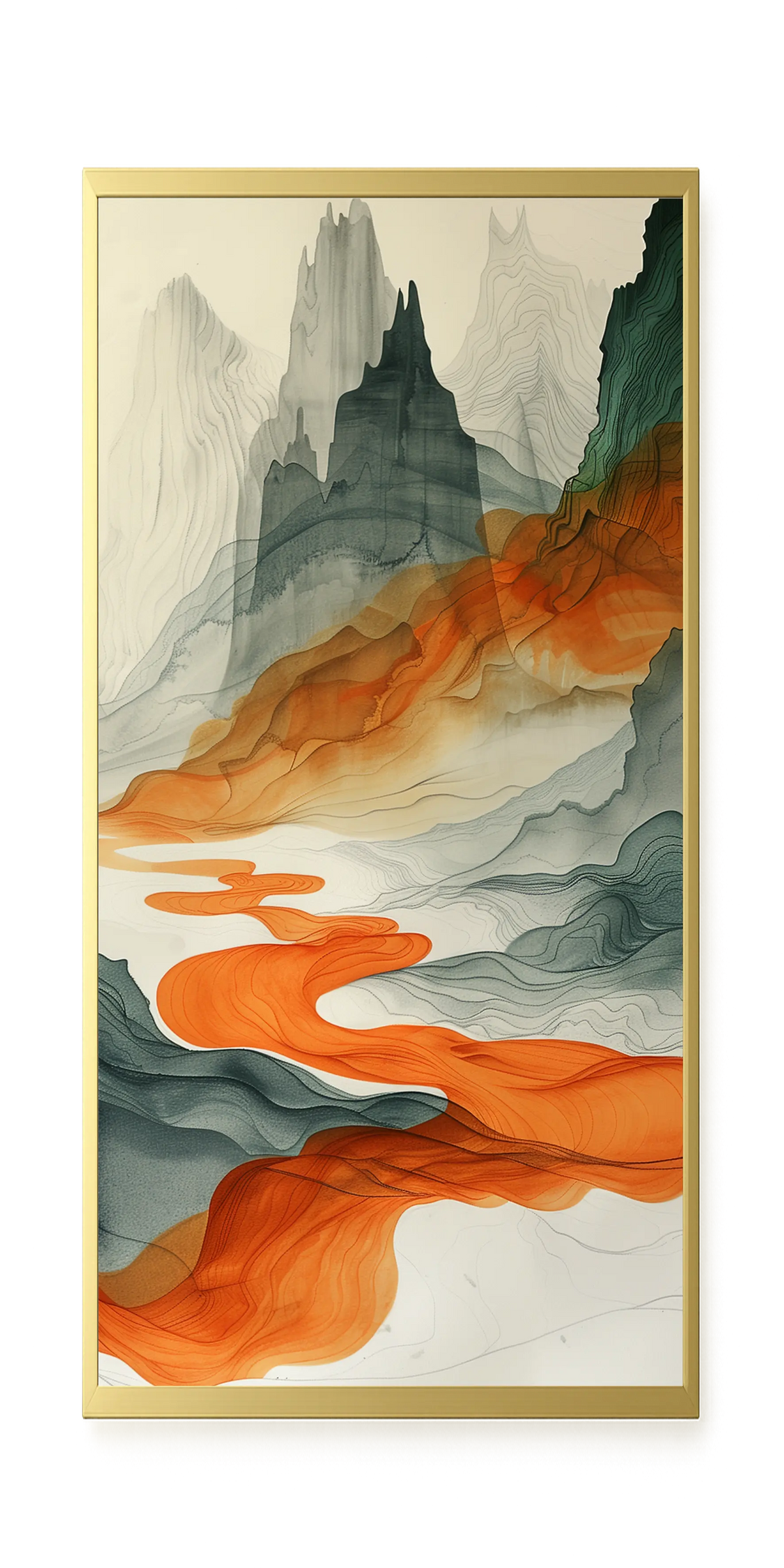 Abstract Landscape Canvas Print