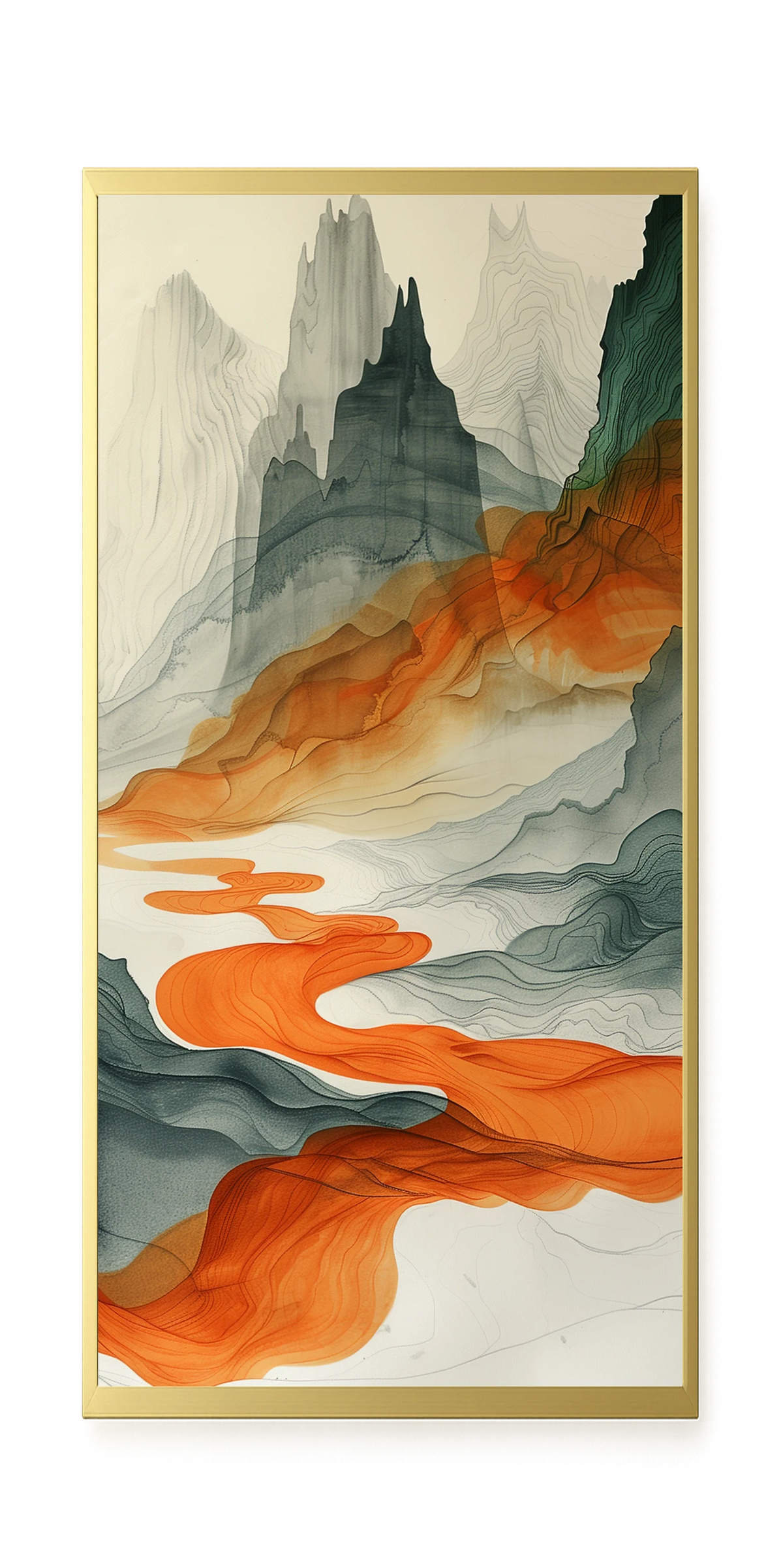Abstract Landscape Canvas Print