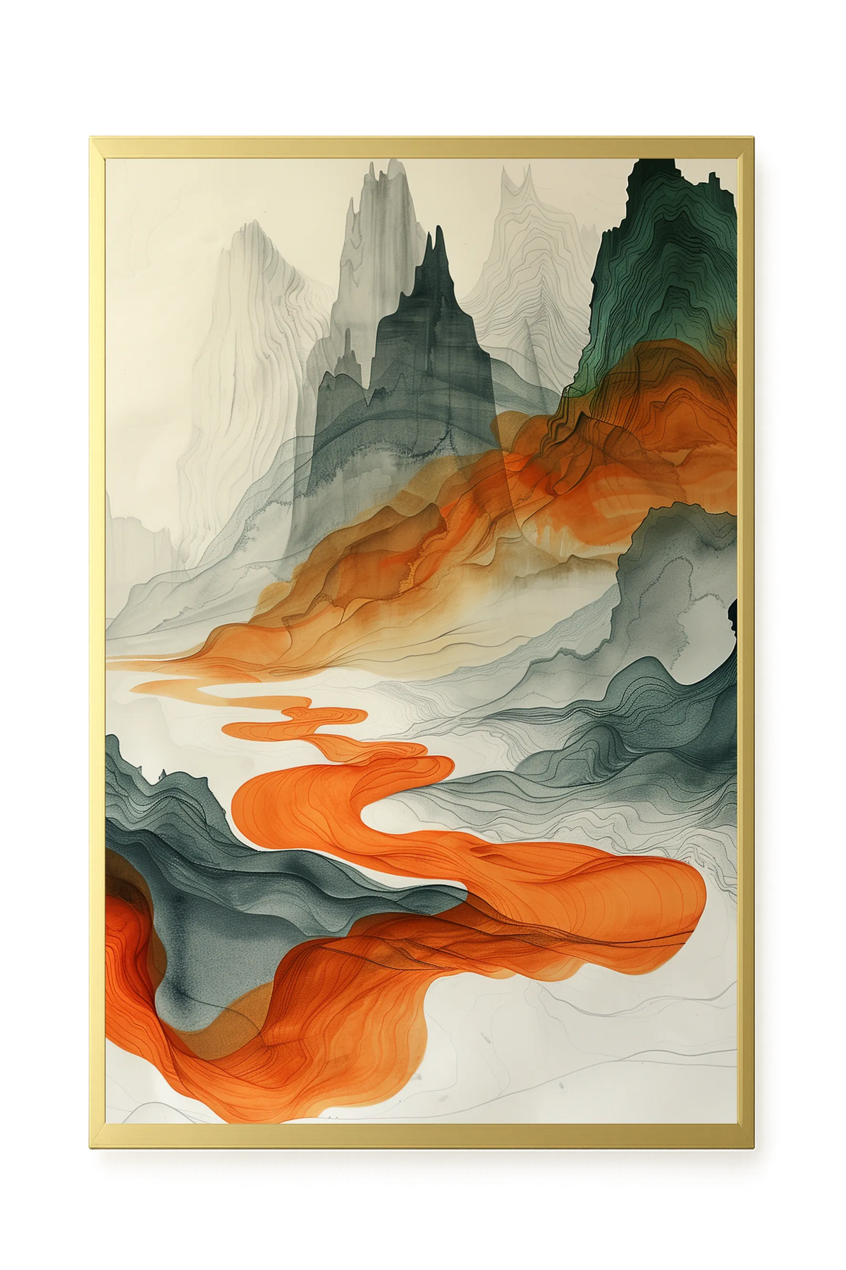 Abstract Landscape Canvas Print