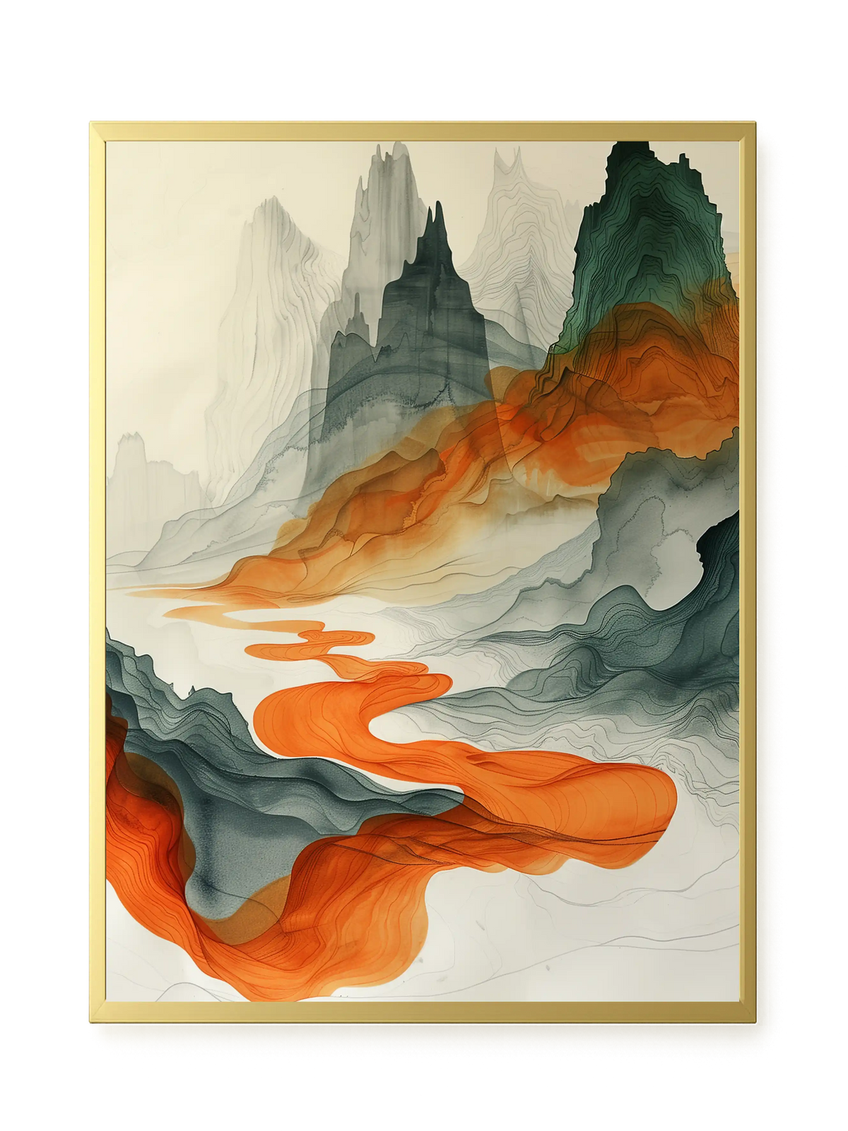 Abstract Landscape Canvas Print