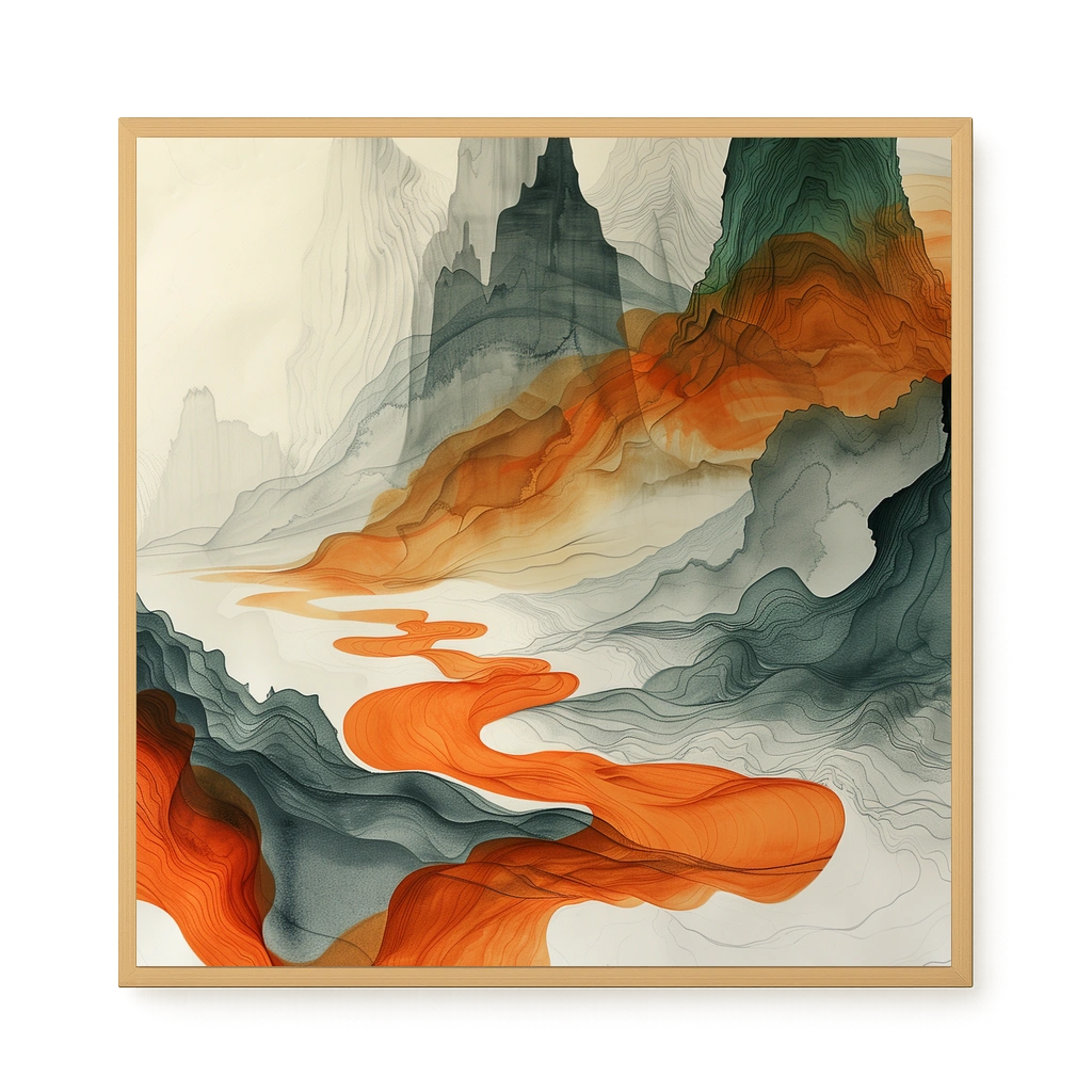 Abstract Landscape Canvas Print