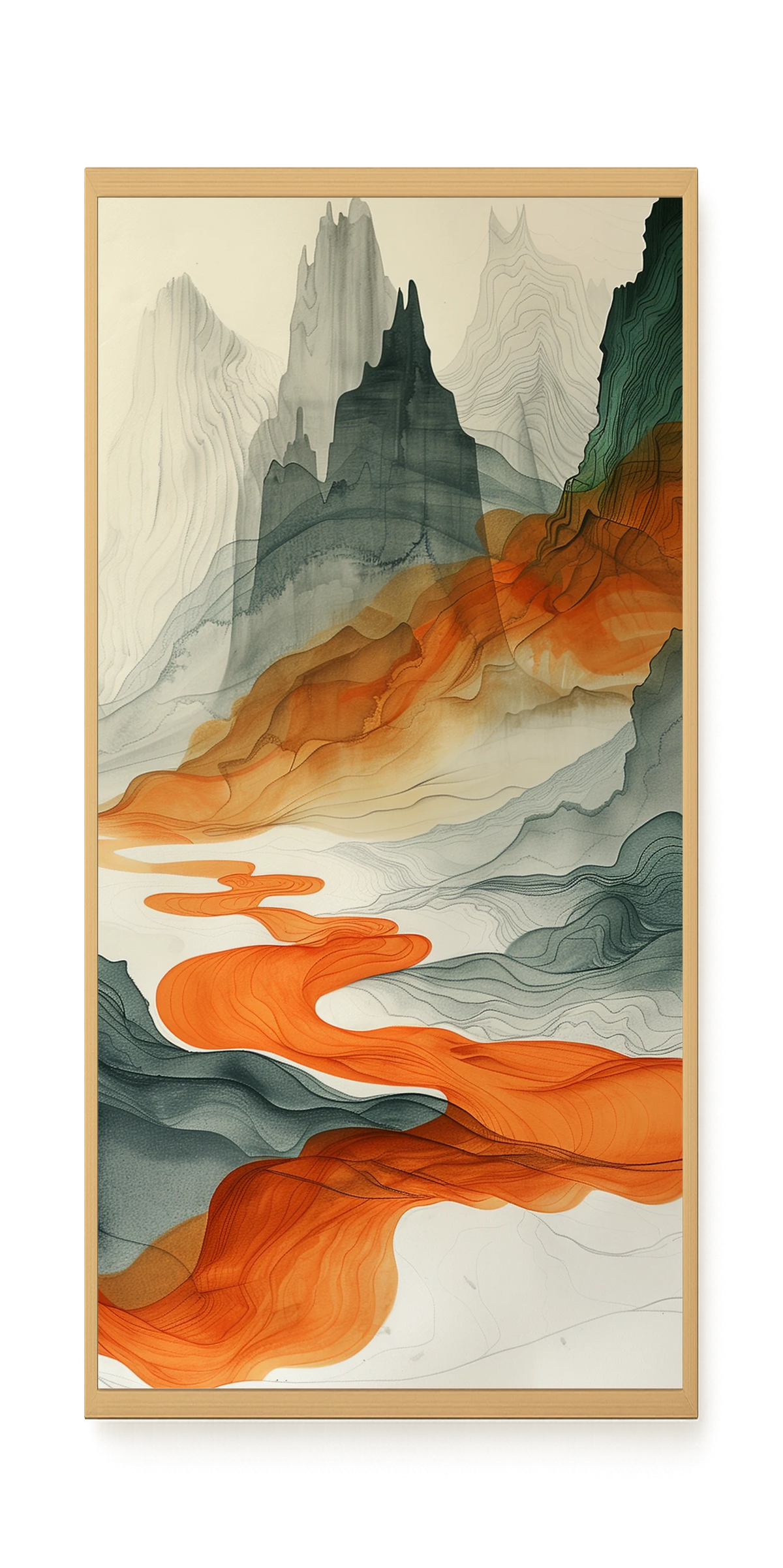 Abstract Landscape Canvas Print