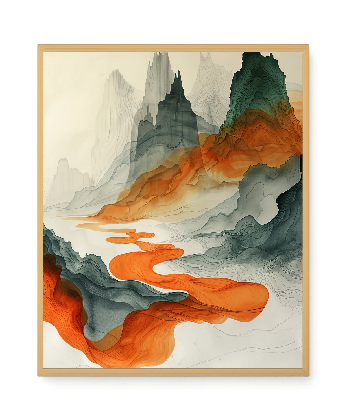 Abstract Landscape Canvas Print
