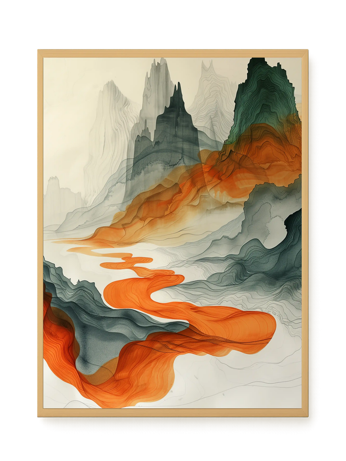 Abstract Landscape Canvas Print