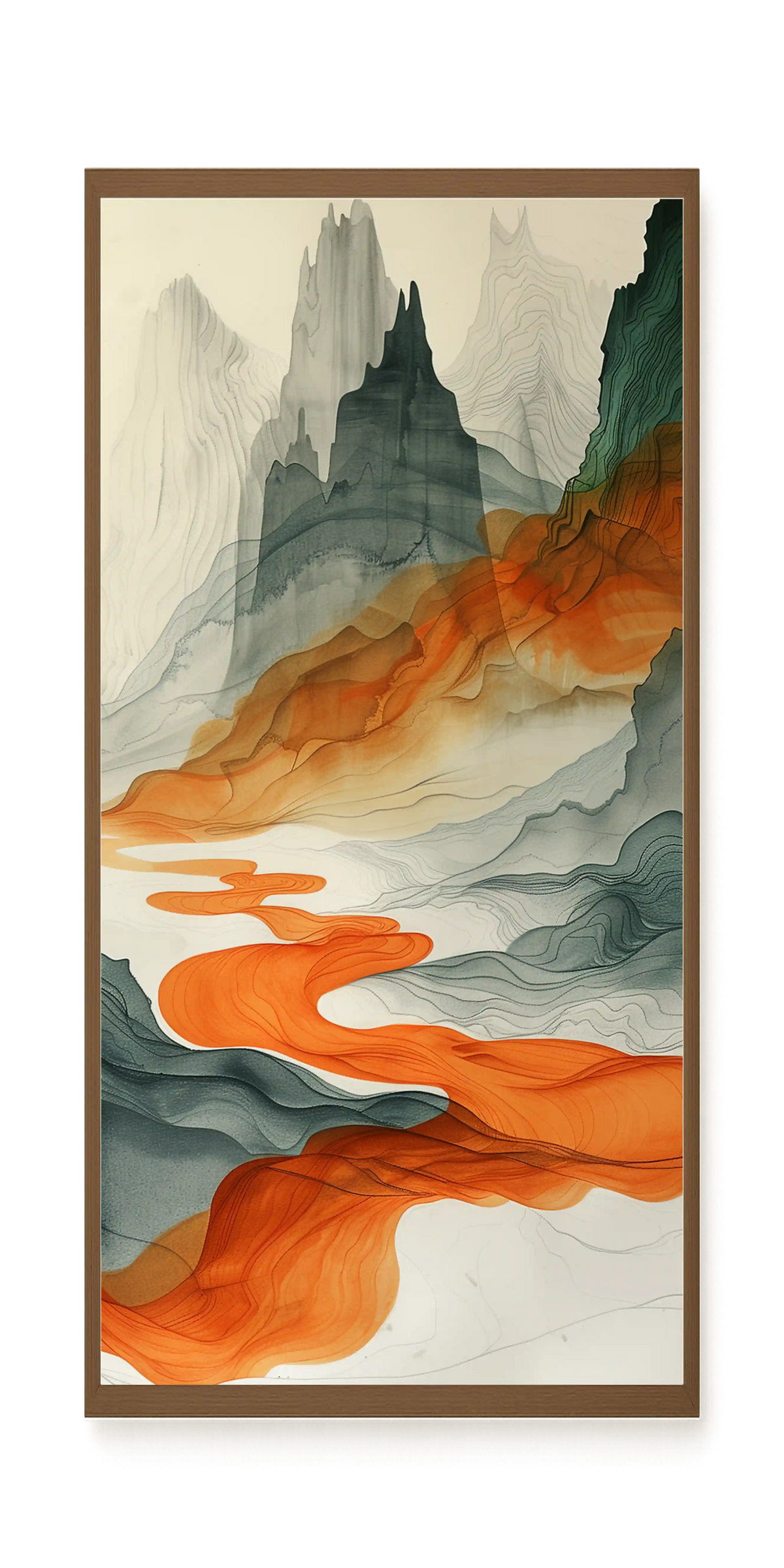 Abstract Landscape Canvas Print