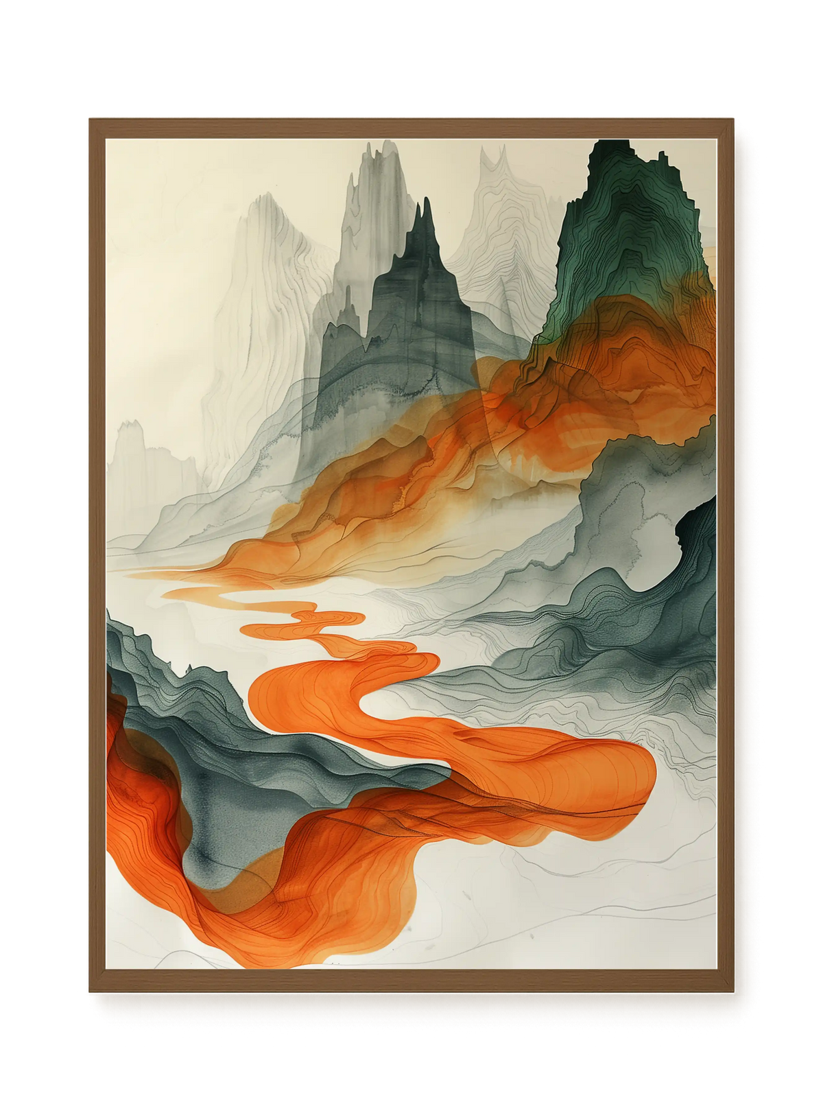 Abstract Landscape Canvas Print