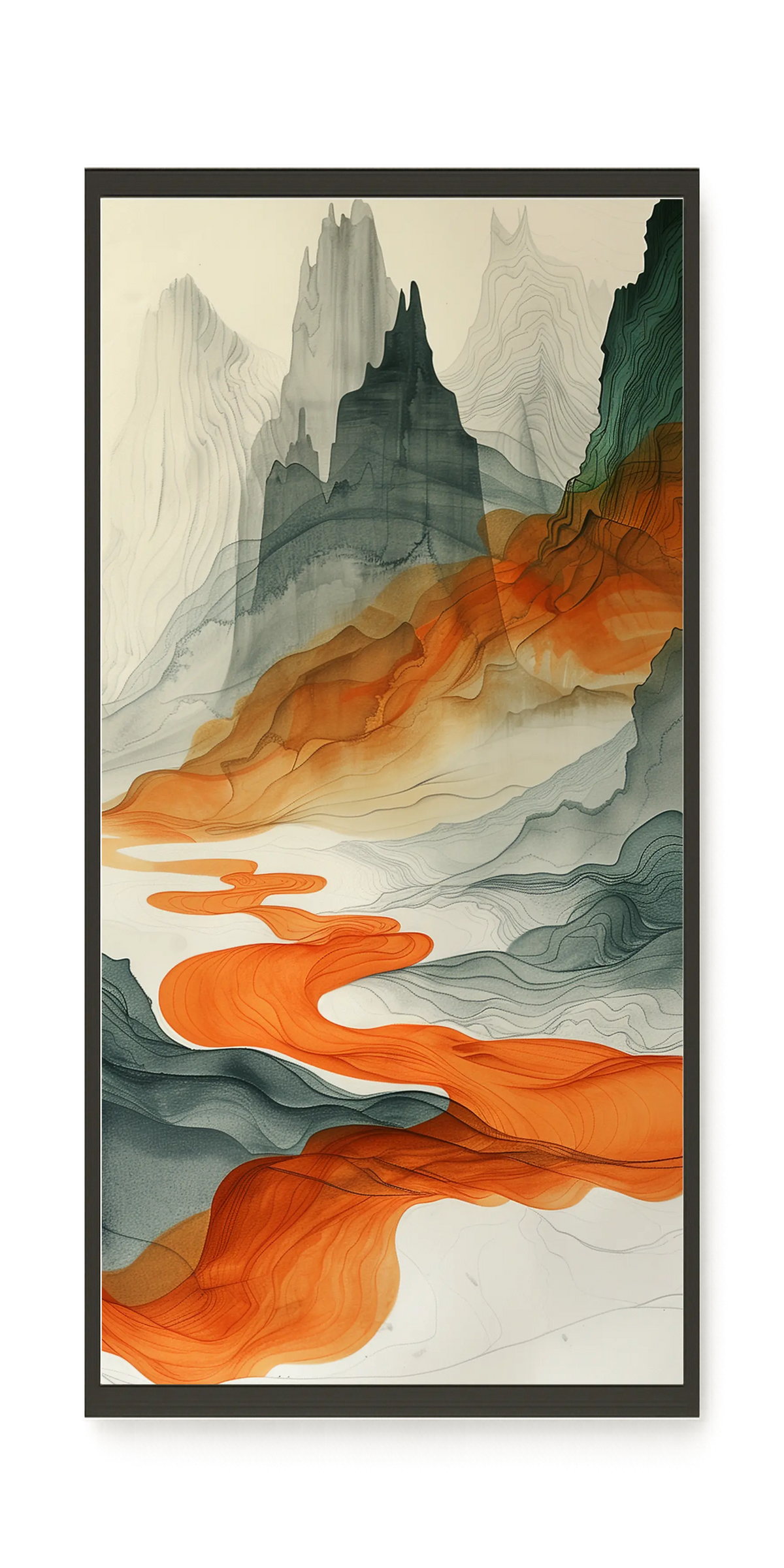 Abstract Landscape Canvas Print