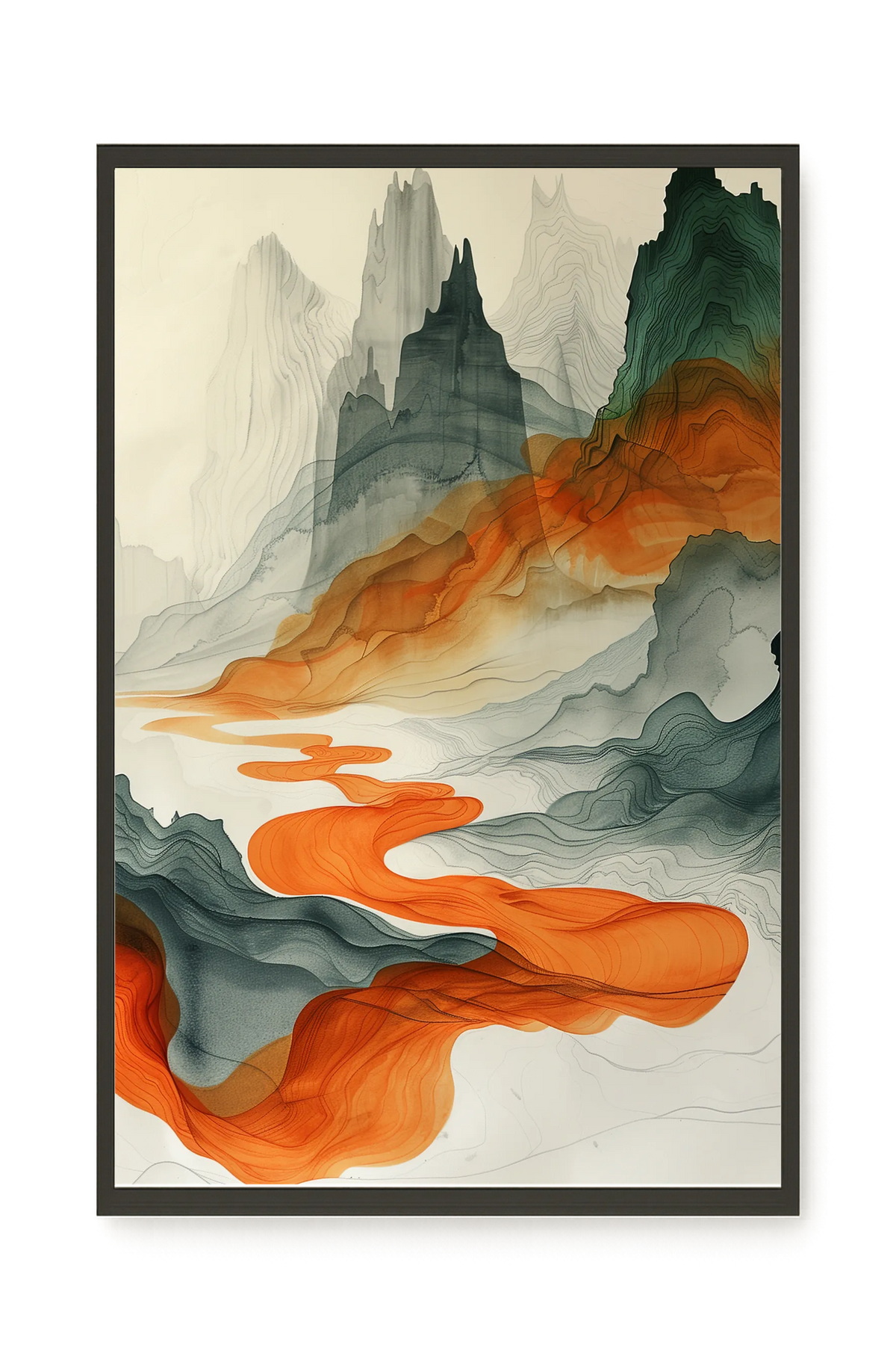 Abstract Landscape Canvas Print