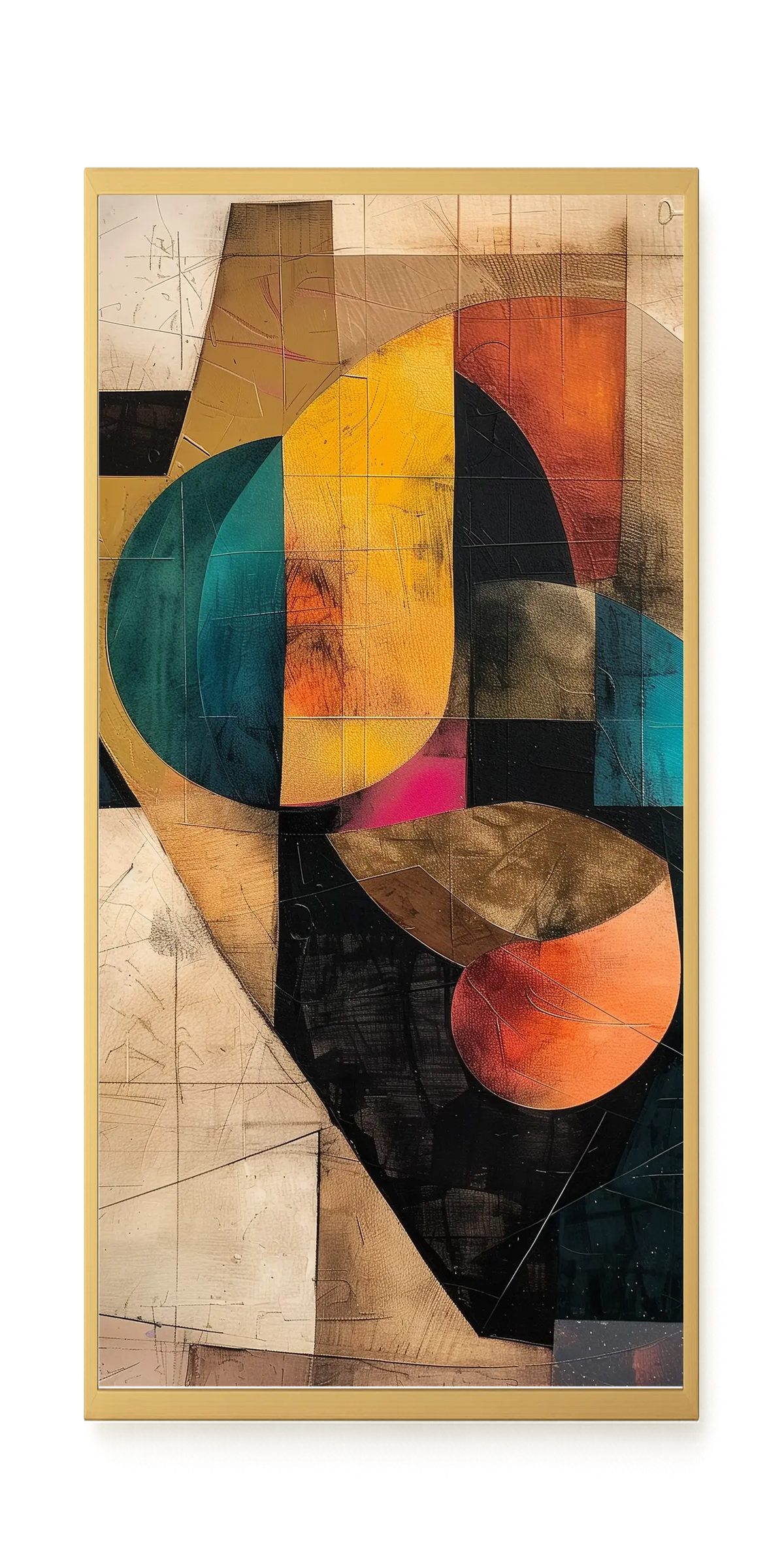 Geometric Form Canvas Wall Art