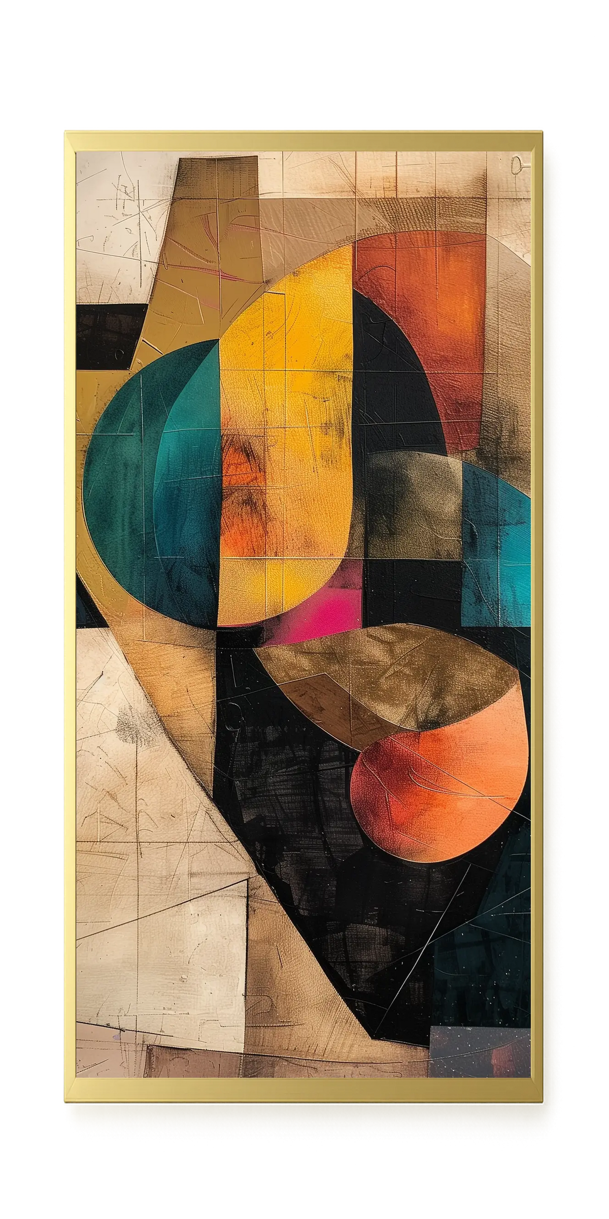 Geometric Form Canvas Wall Art