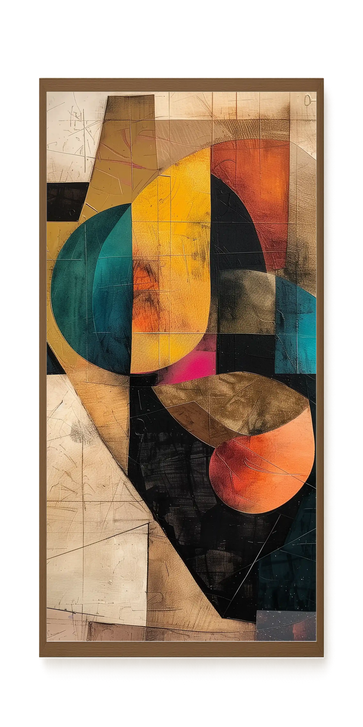 Geometric Form Canvas Wall Art