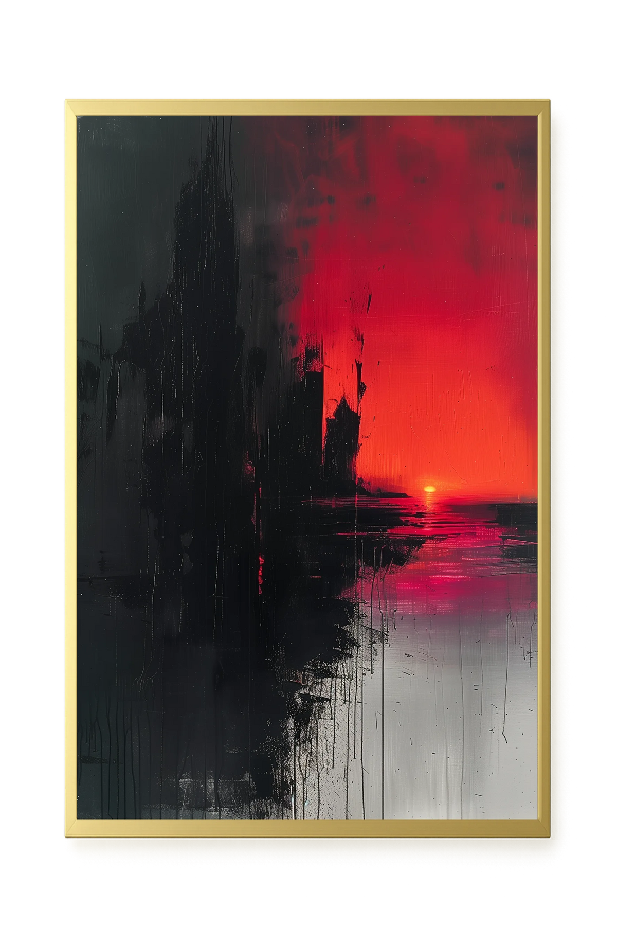 Dark Sunset Canvas Print