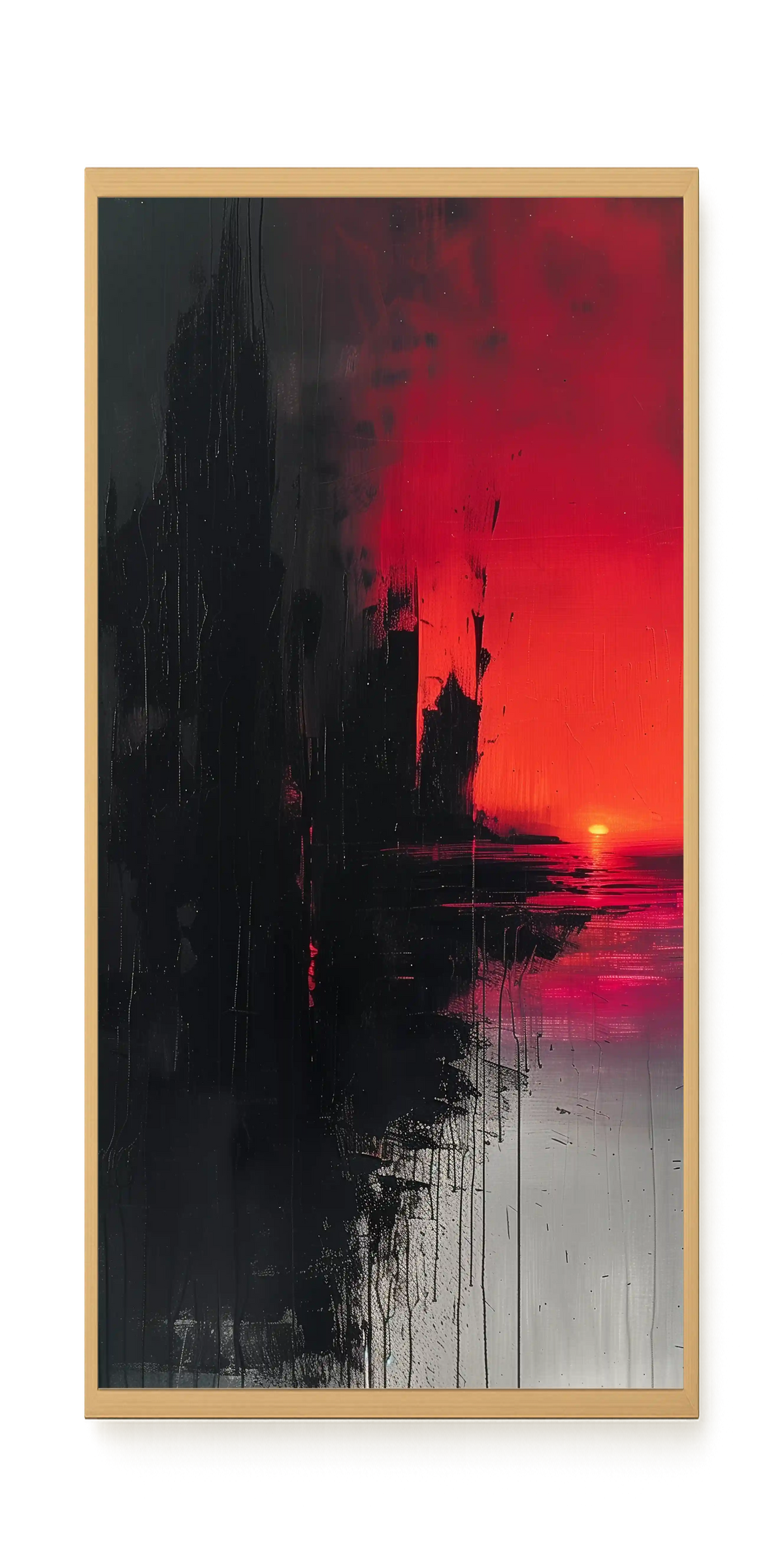Dark Sunset Canvas Print