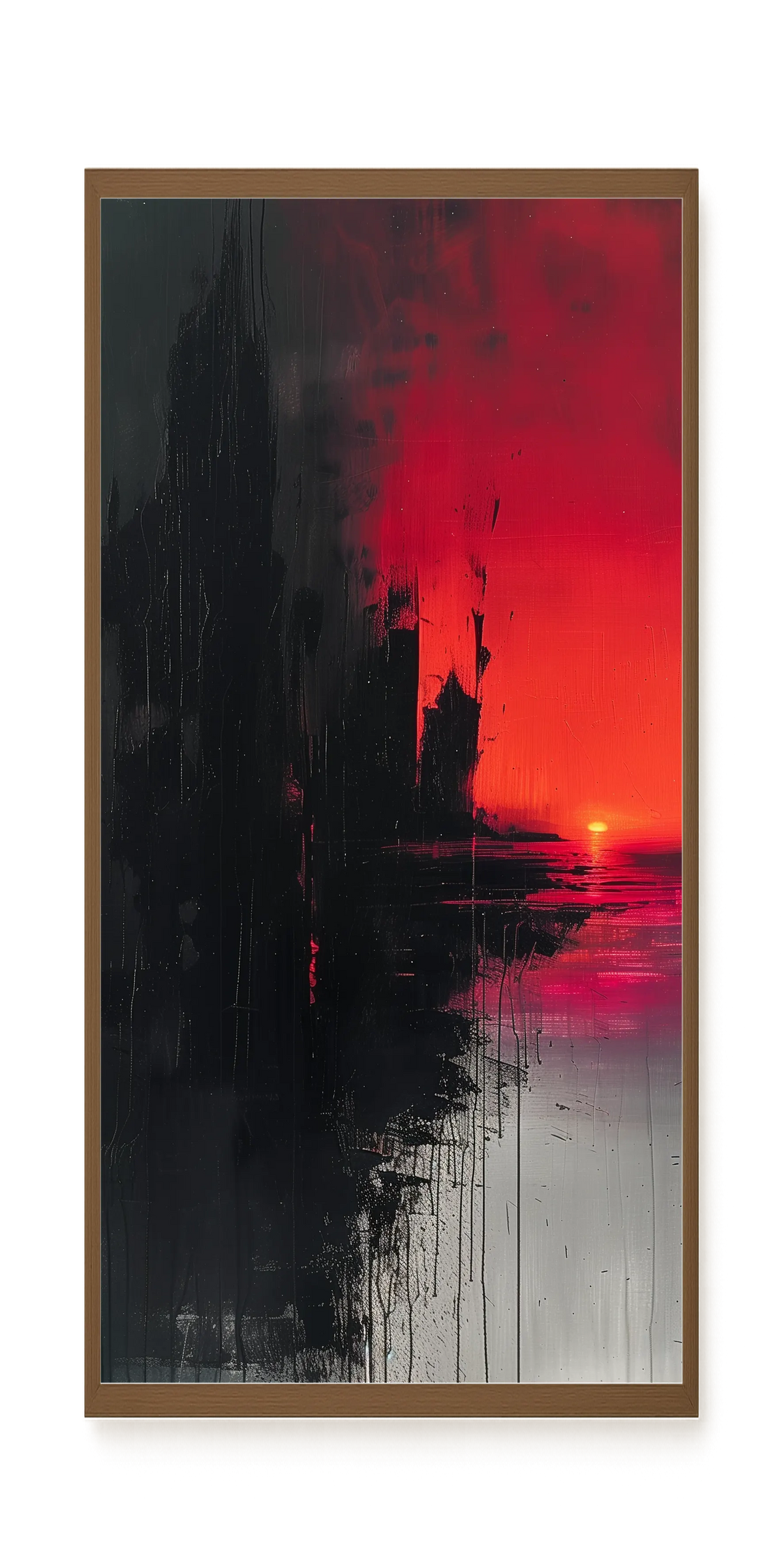 Dark Sunset Canvas Print