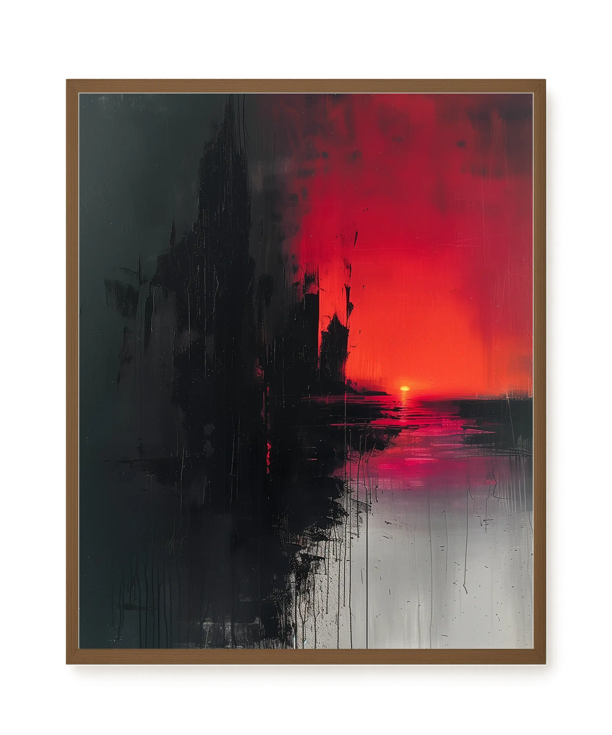 Dark Sunset Canvas Print