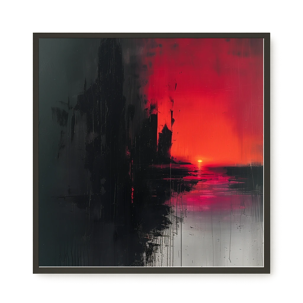 Dark Sunset Canvas Print