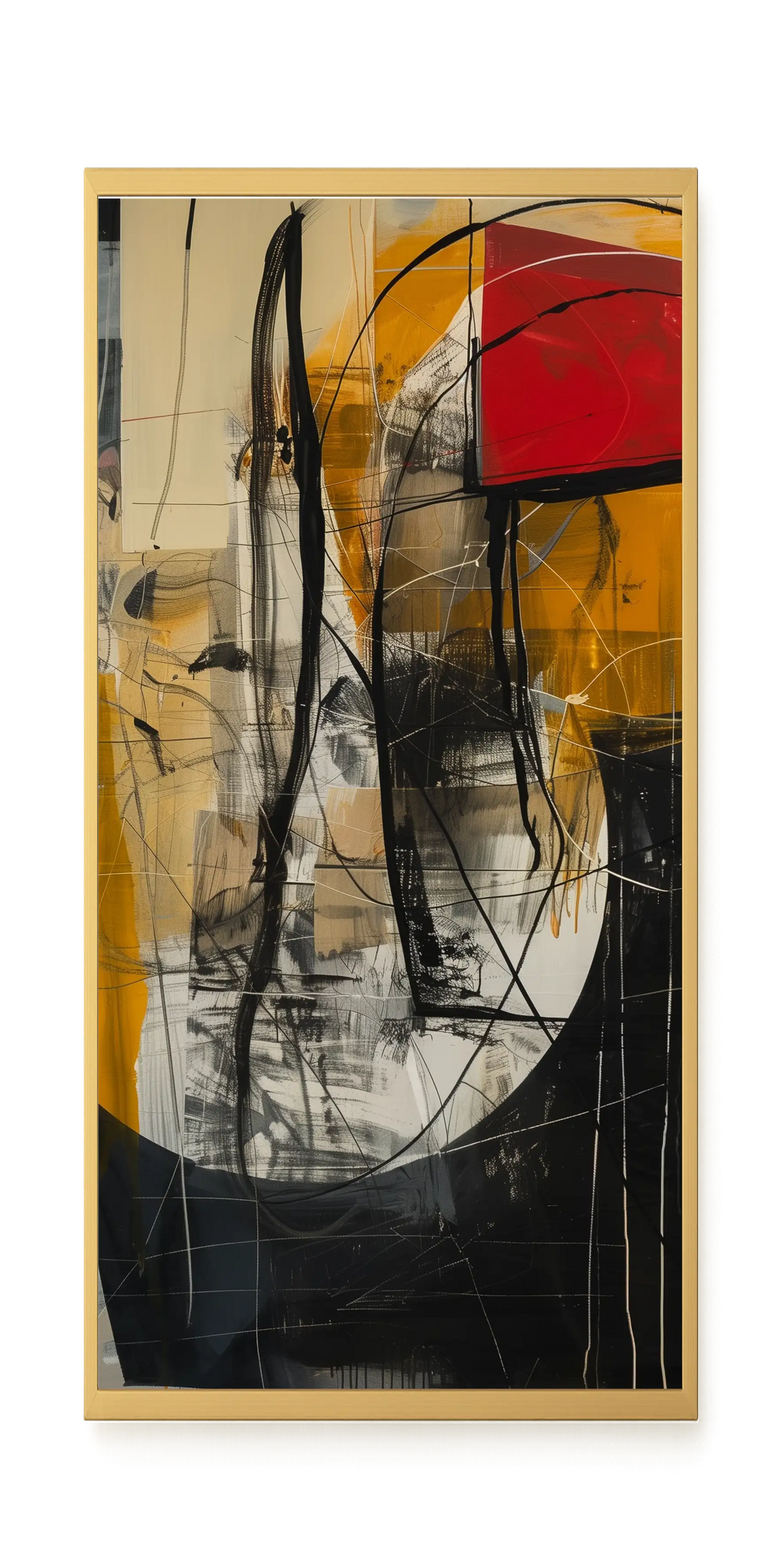 Abstract Lines Canvas Wall Art