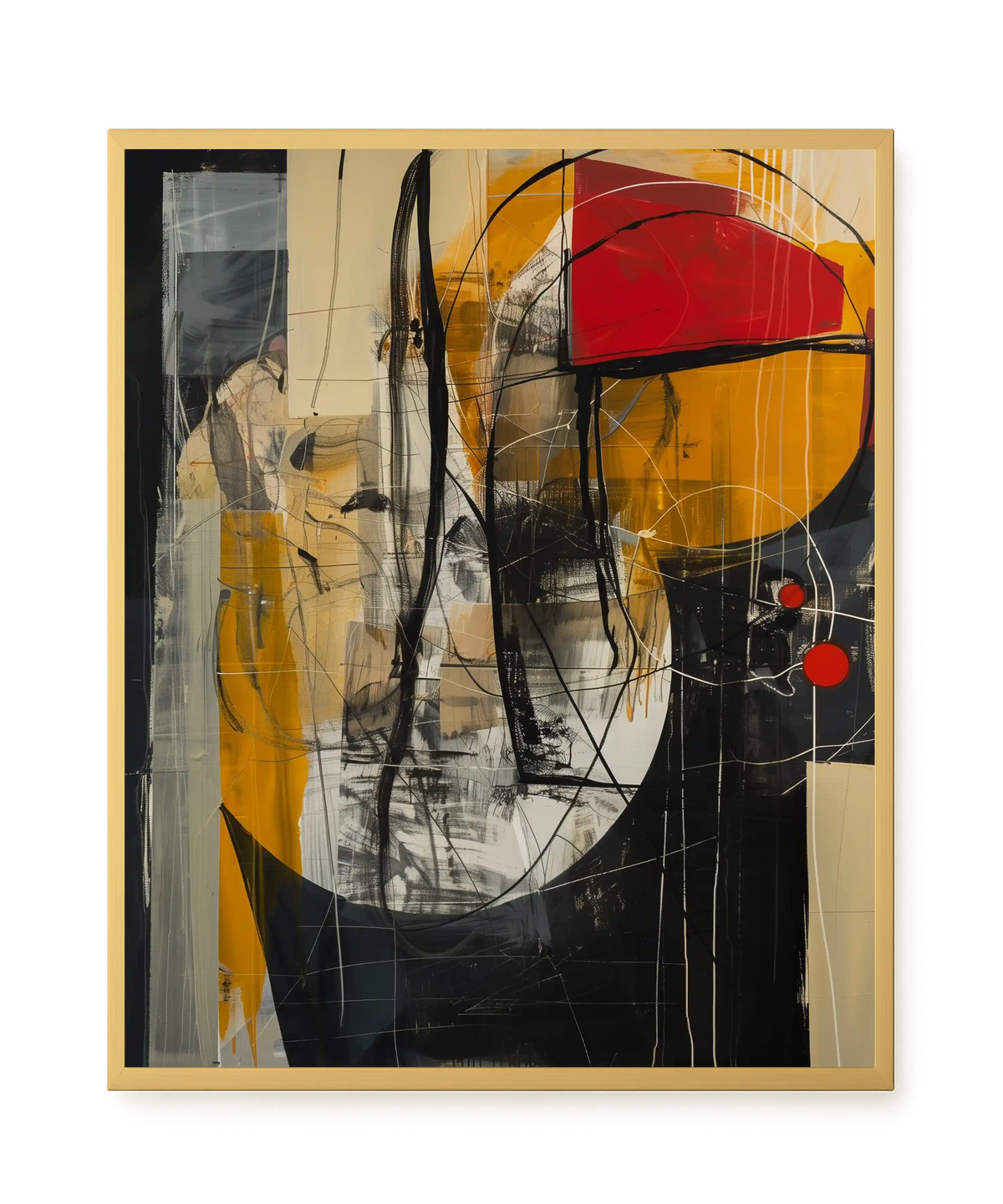 Abstract Lines Canvas Wall Art