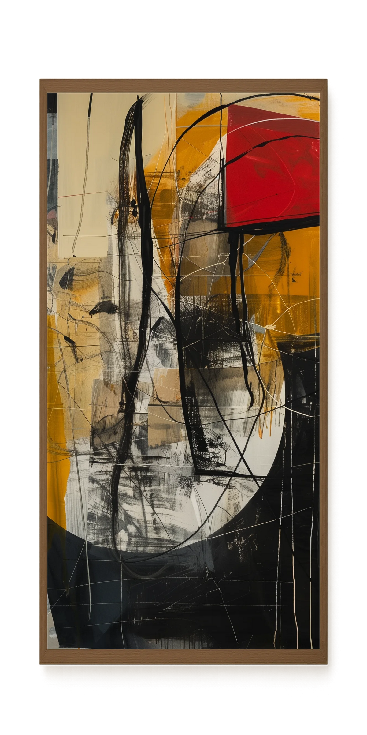 Abstract Lines Canvas Wall Art