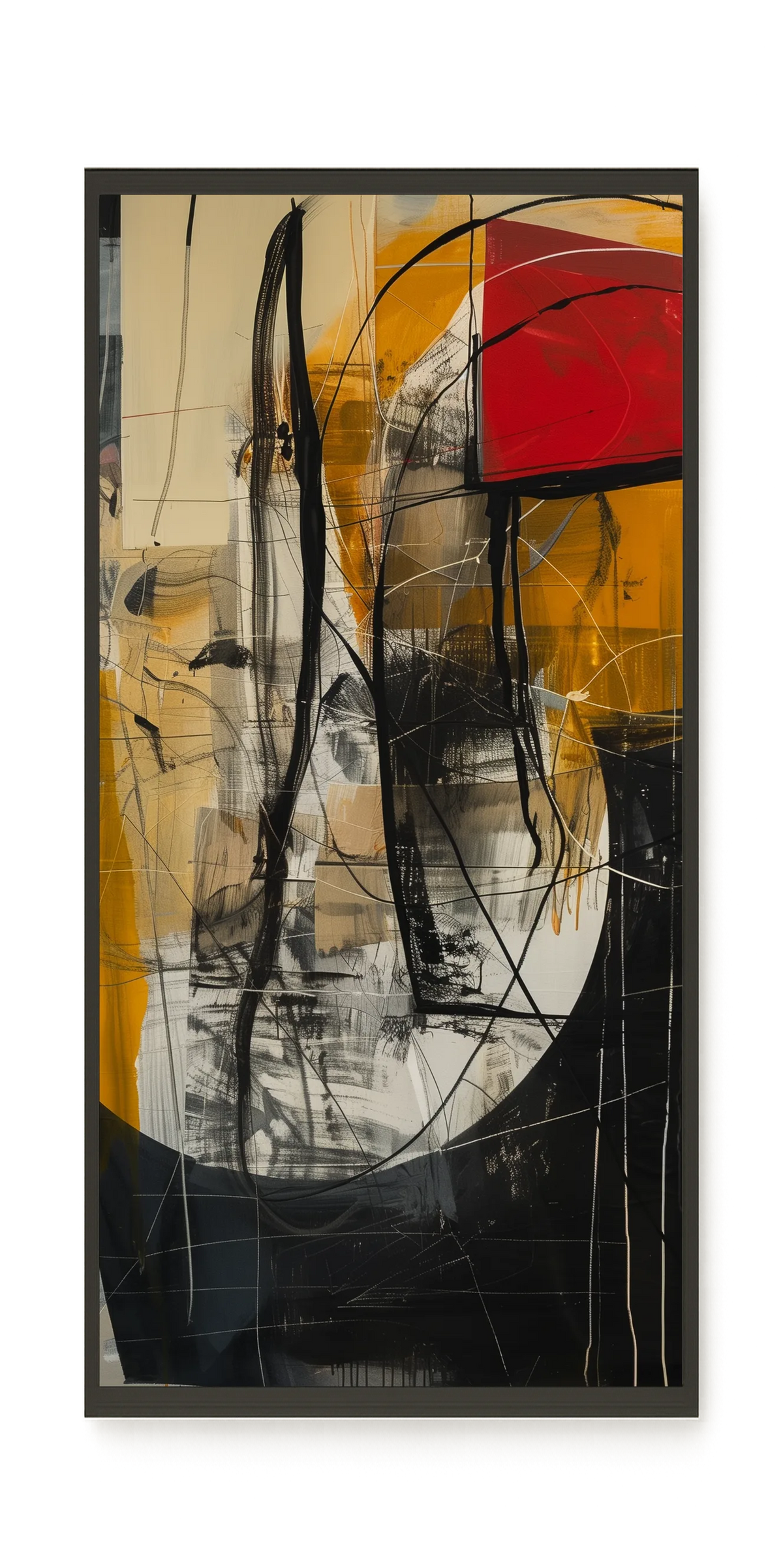 Abstract Lines Canvas Wall Art