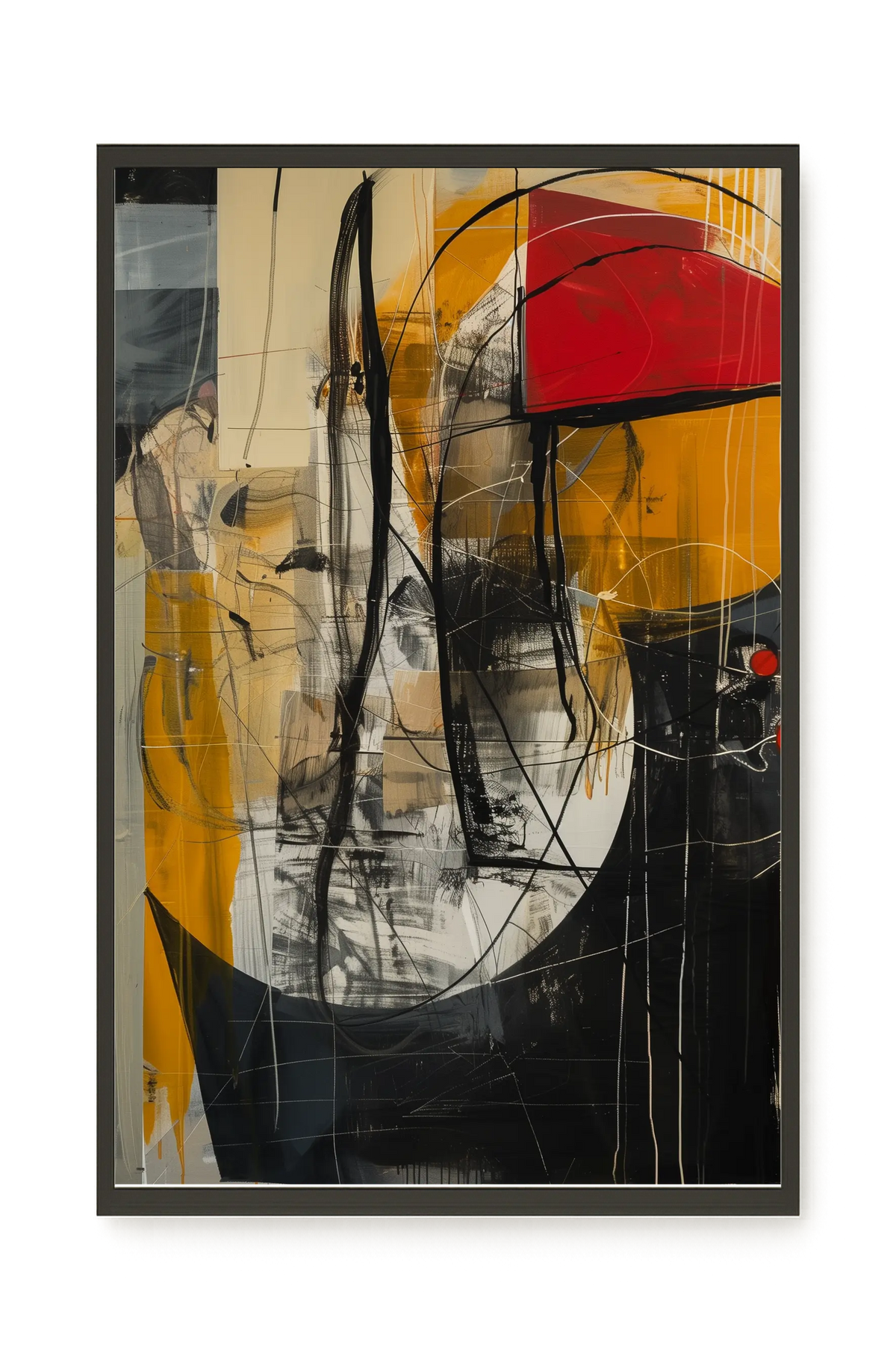 Abstract Lines Canvas Wall Art