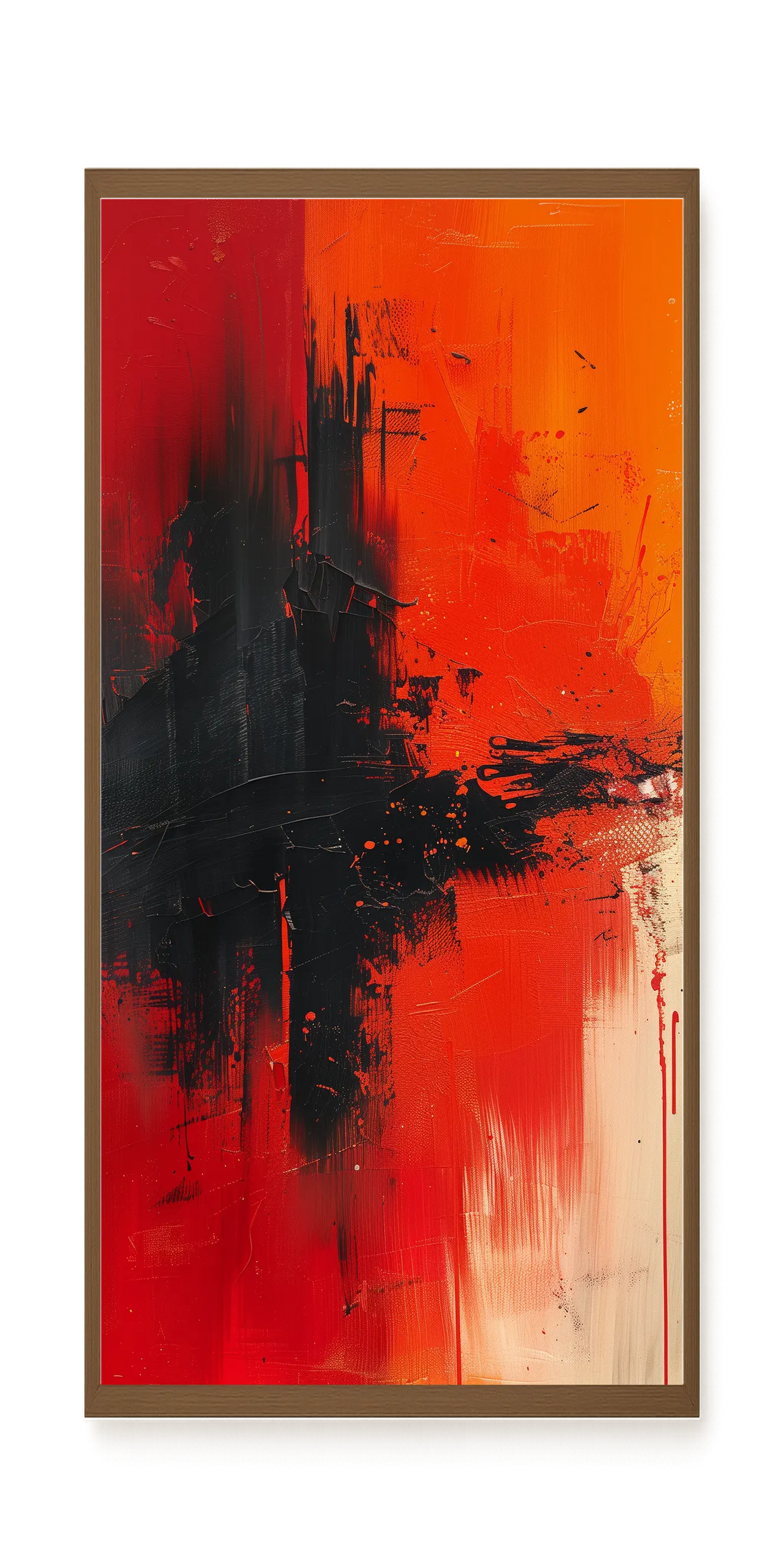 Color Clash Canvas Wall Art