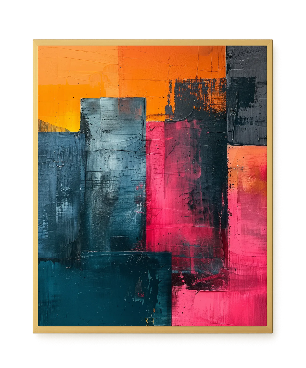 Color Blocks Canvas Print