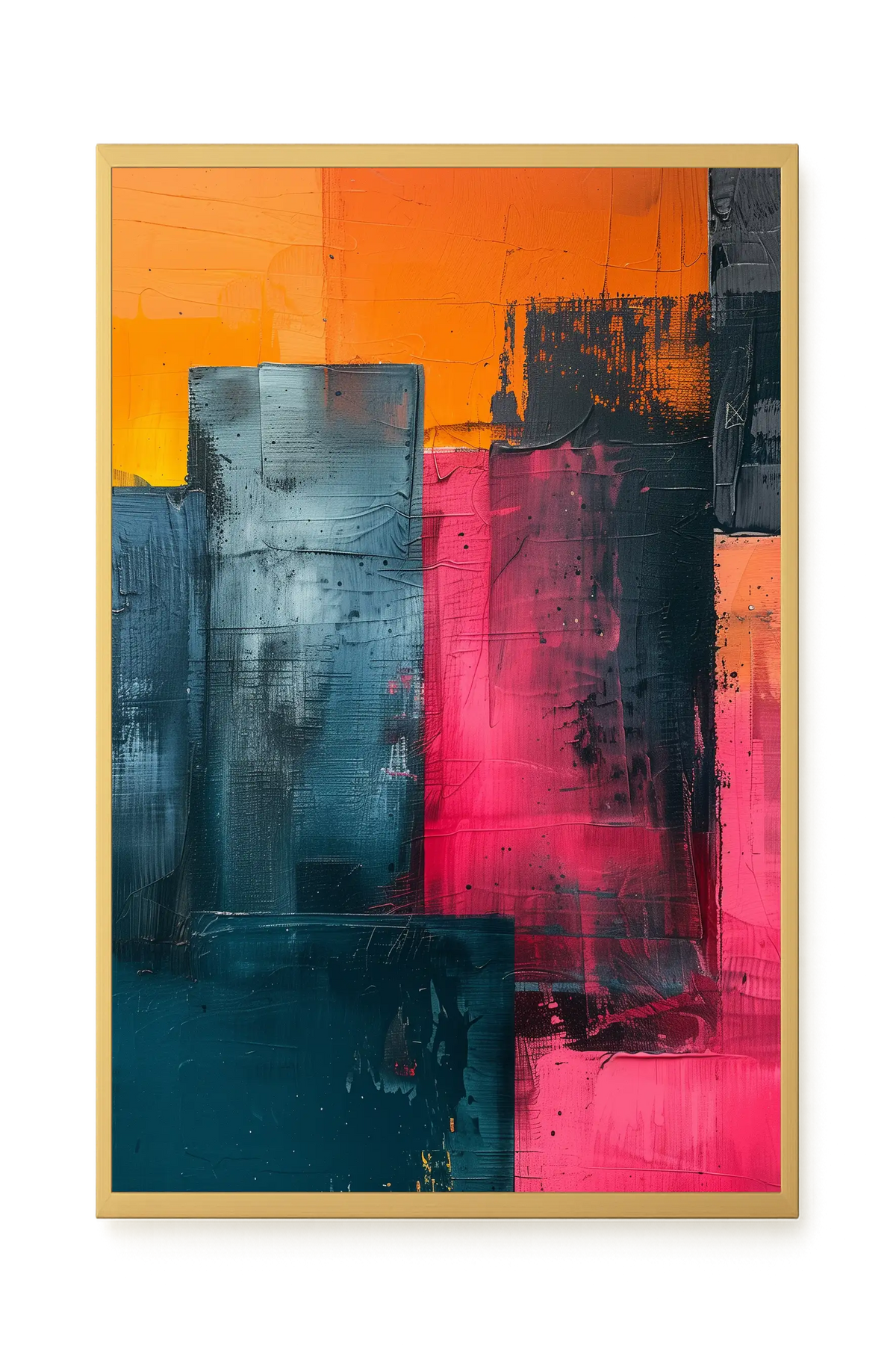 Color Blocks Canvas Print