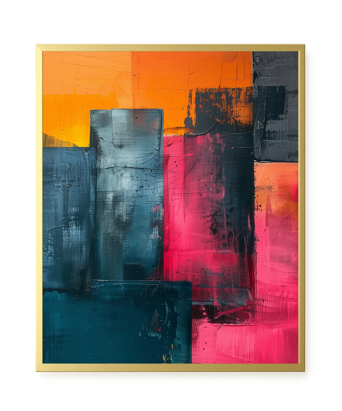 Color Blocks Canvas Print
