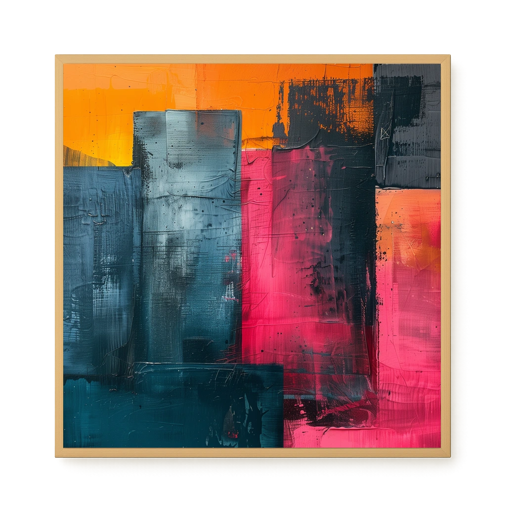 Color Blocks Canvas Print
