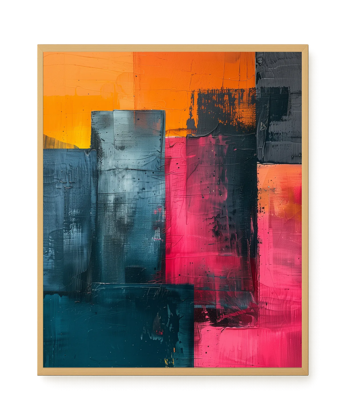 Color Blocks Canvas Print