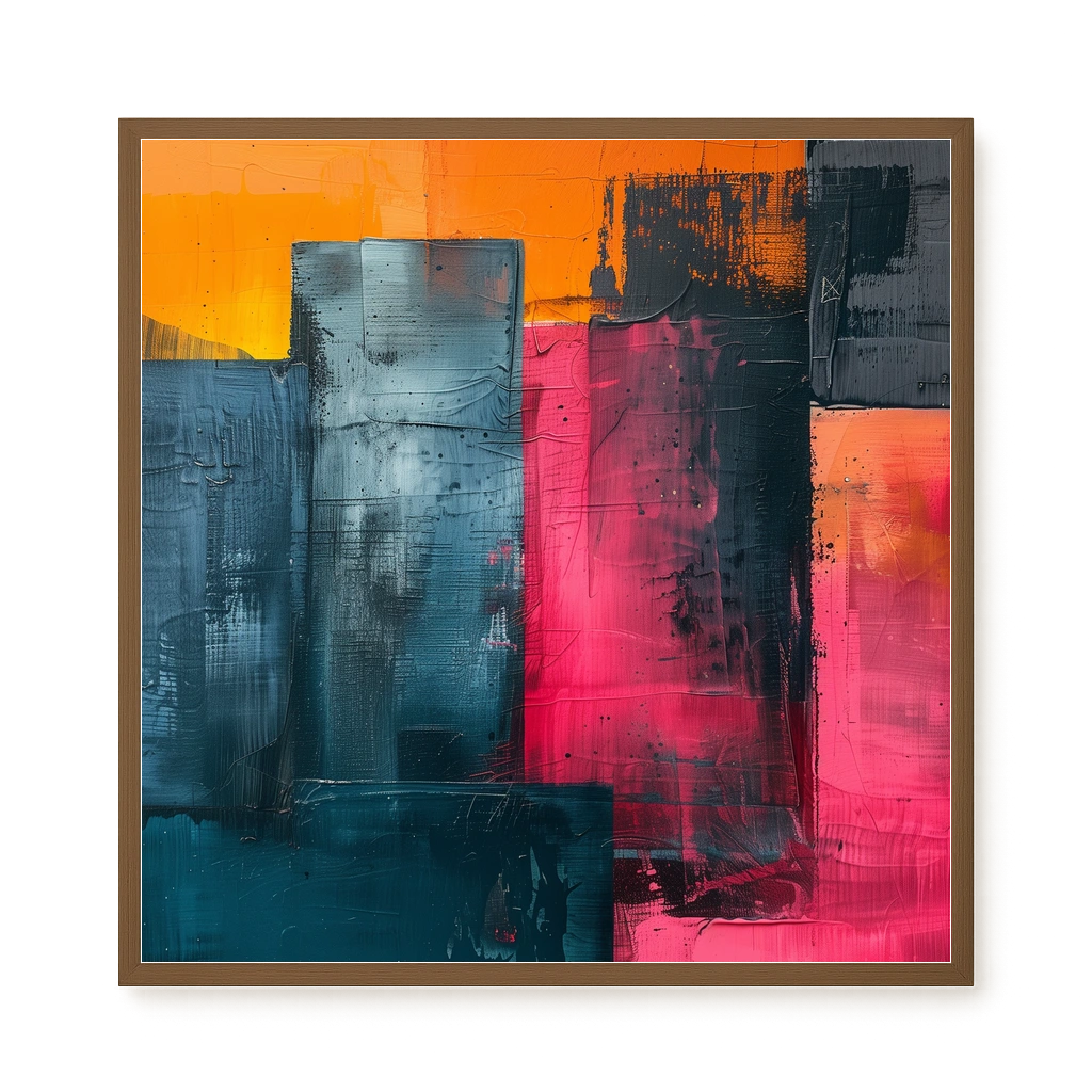 Color Blocks Canvas Print
