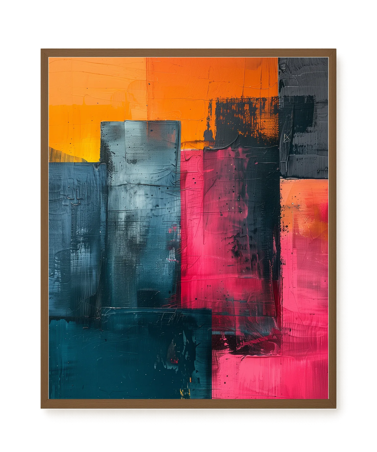 Color Blocks Canvas Print