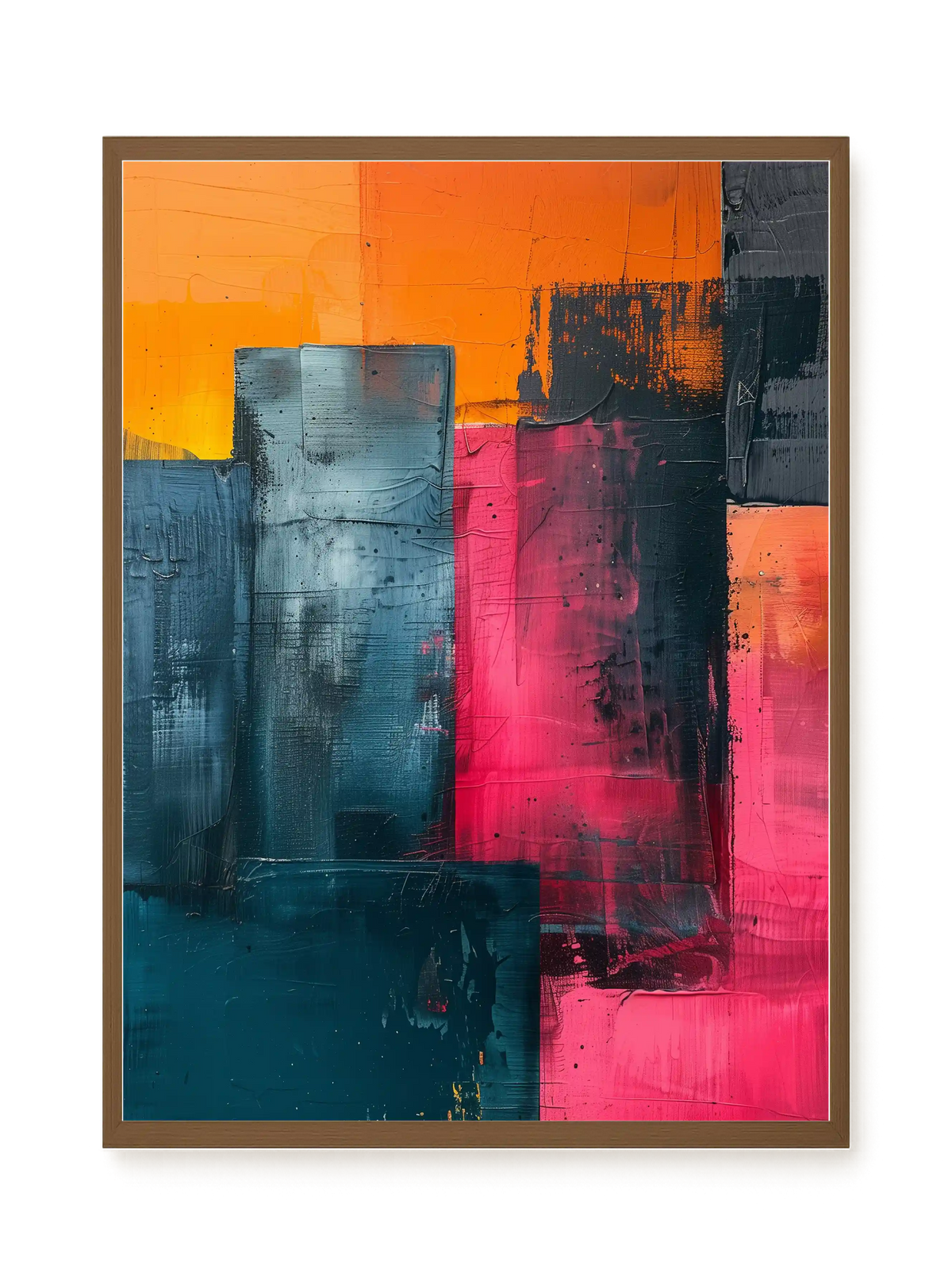 Color Blocks Canvas Print