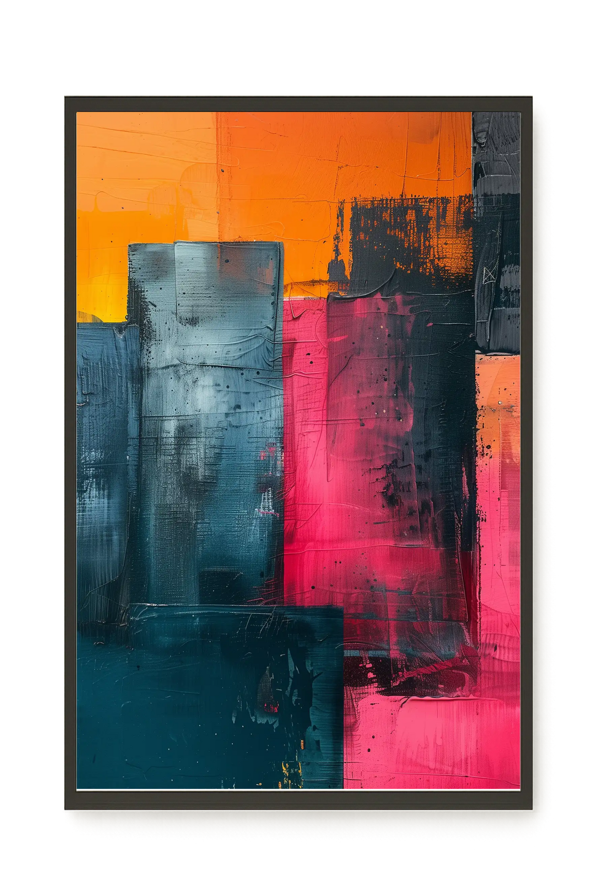 Color Blocks Canvas Print