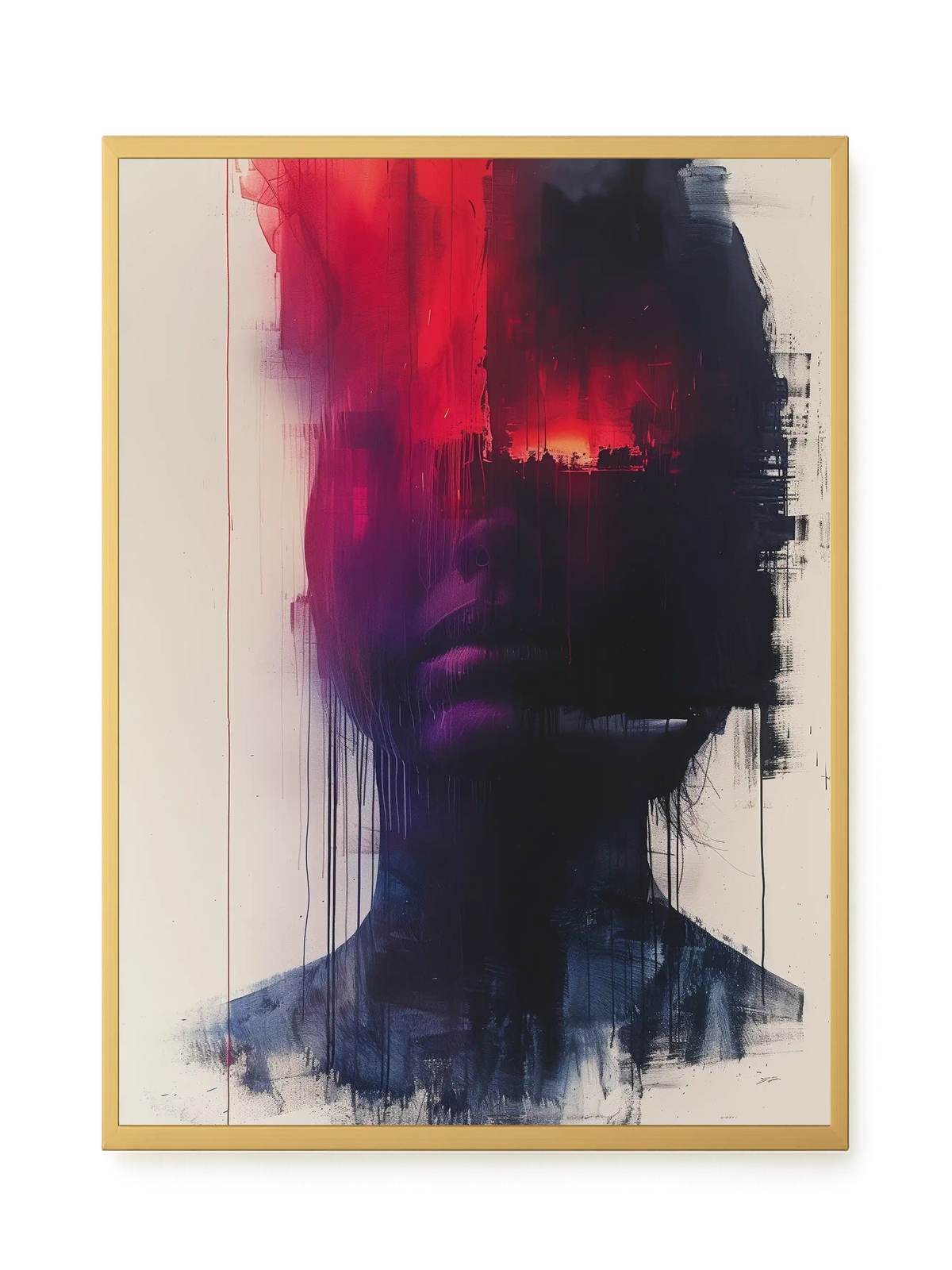 Shadow Face Canvas Wall Art