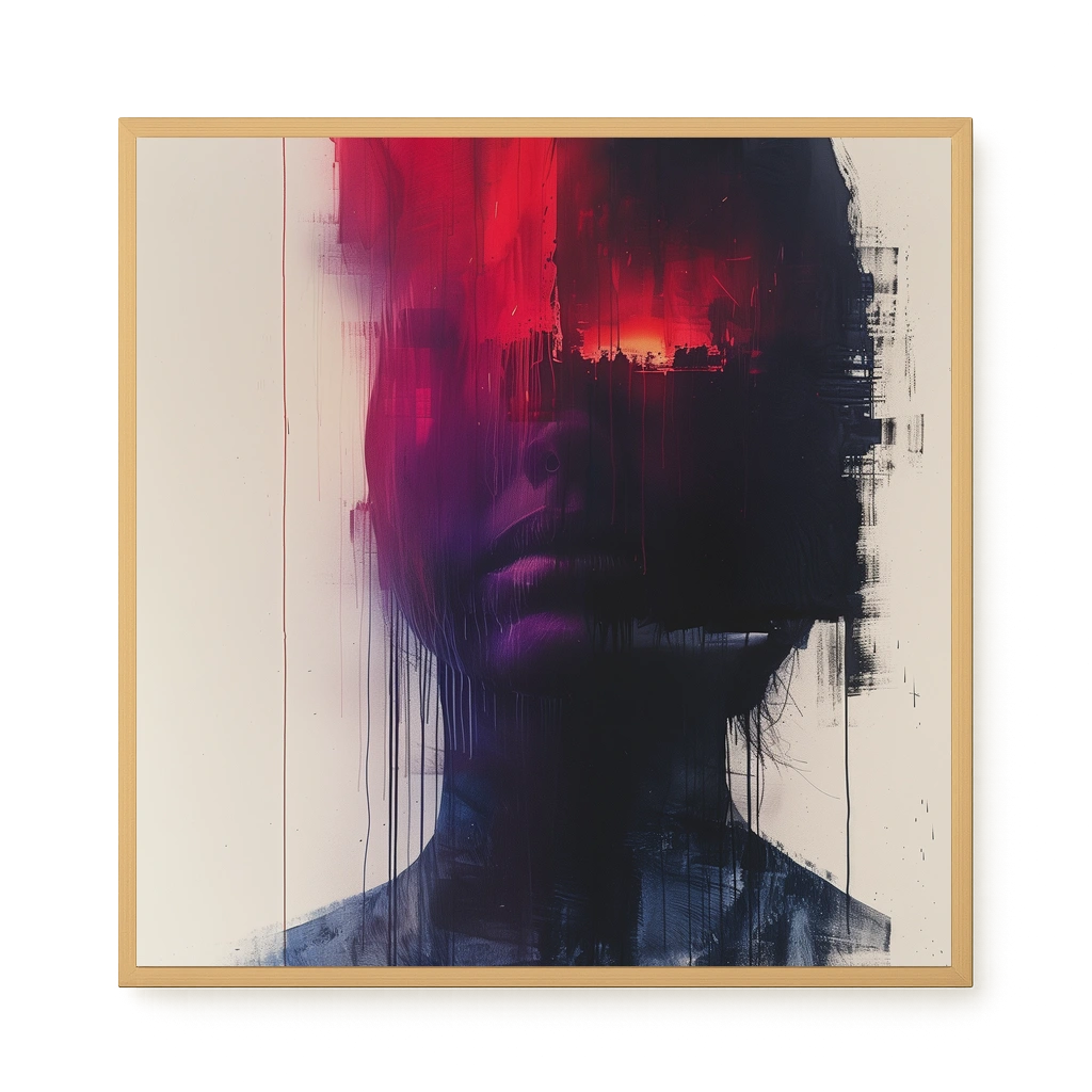Shadow Face Canvas Wall Art