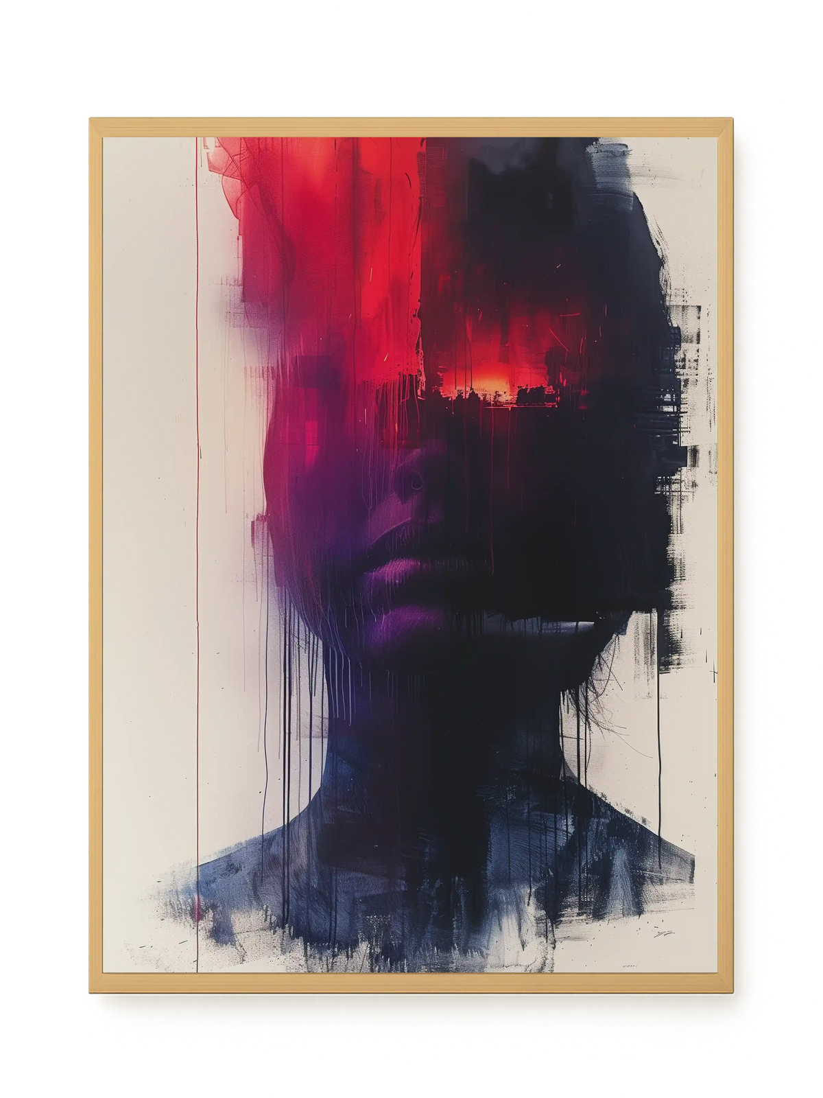 Shadow Face Canvas Wall Art
