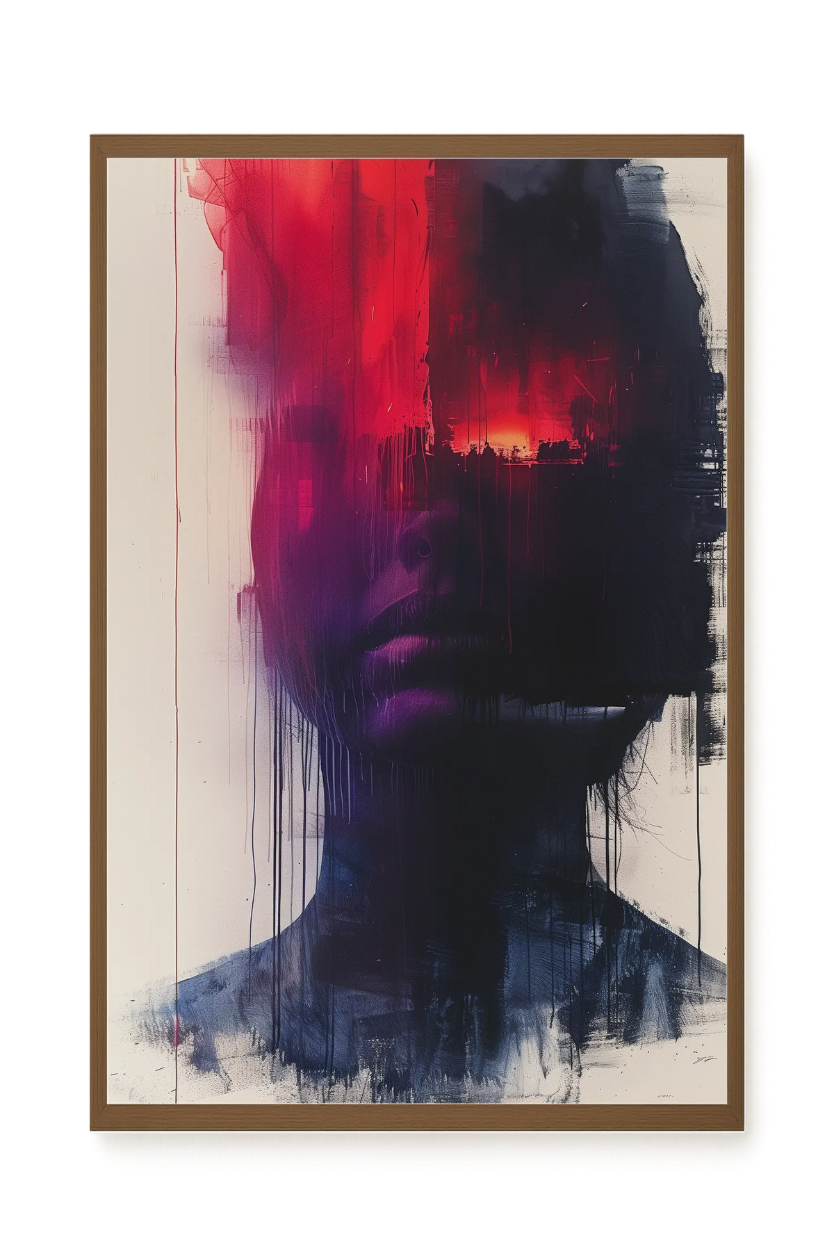 Shadow Face Canvas Wall Art