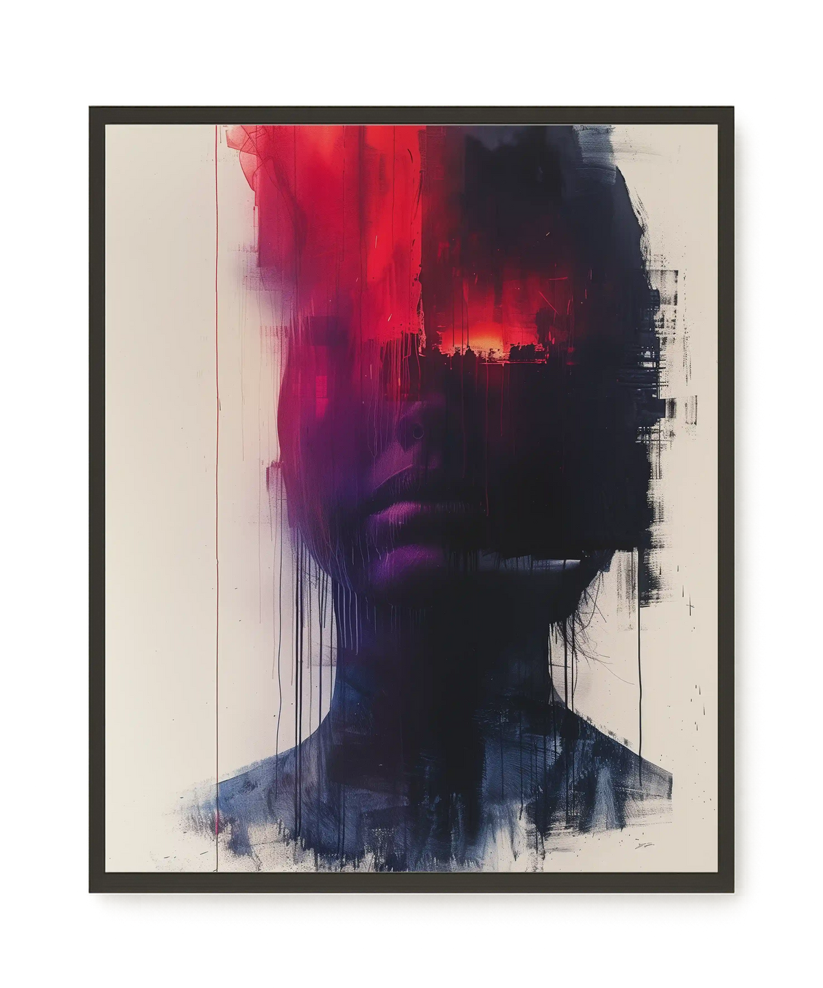 Shadow Face Canvas Wall Art