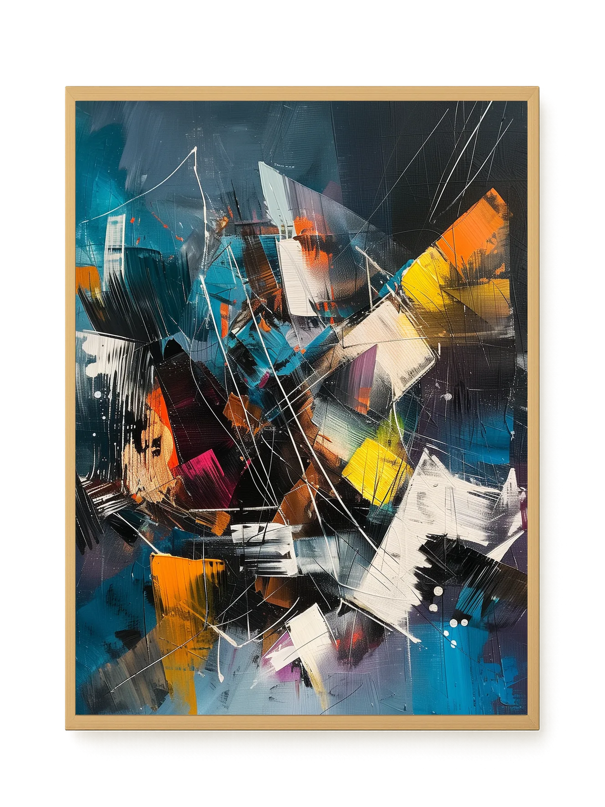 Abstract Motion Canvas Print