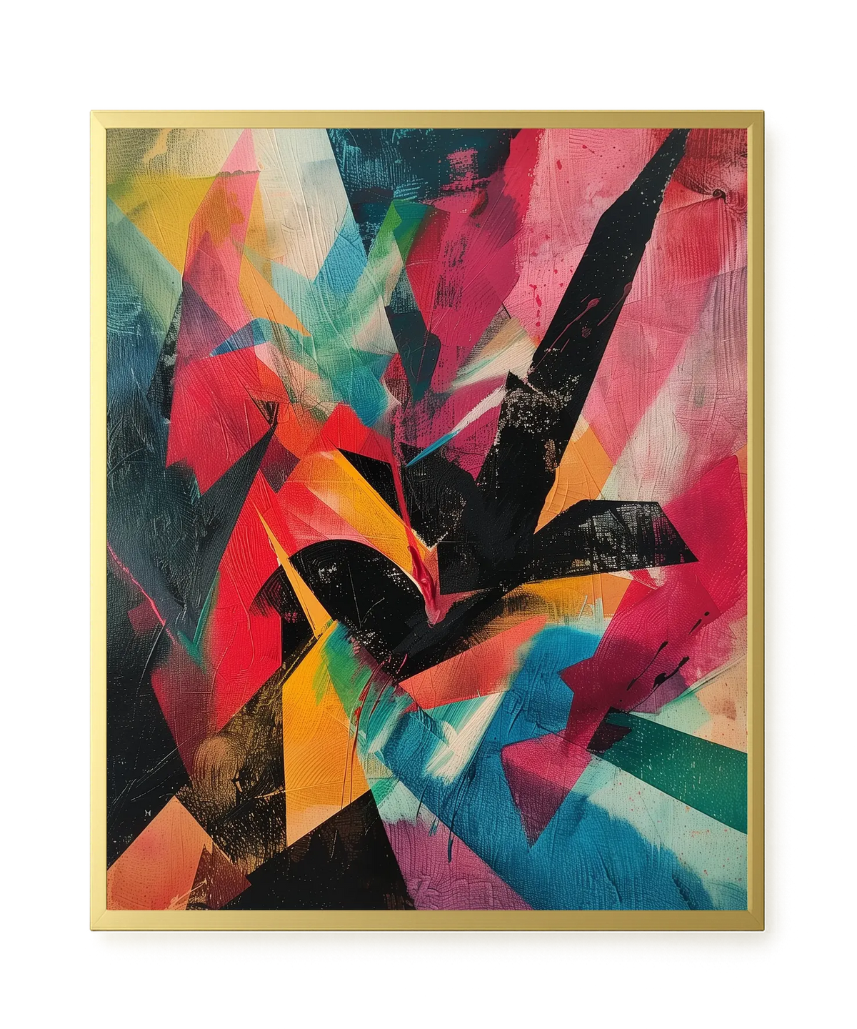 Color Fragmentation Canvas Print