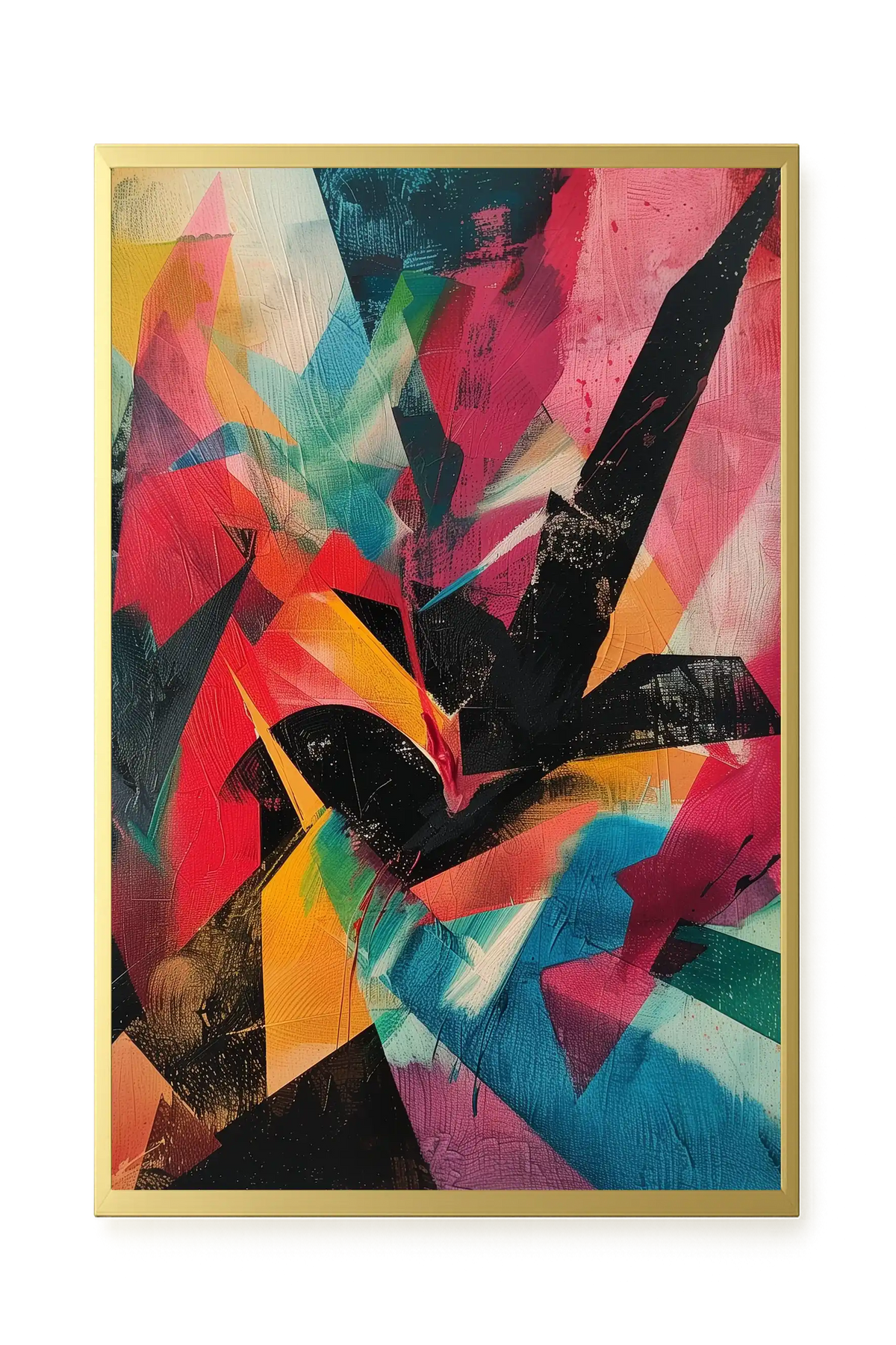 Color Fragmentation Canvas Print