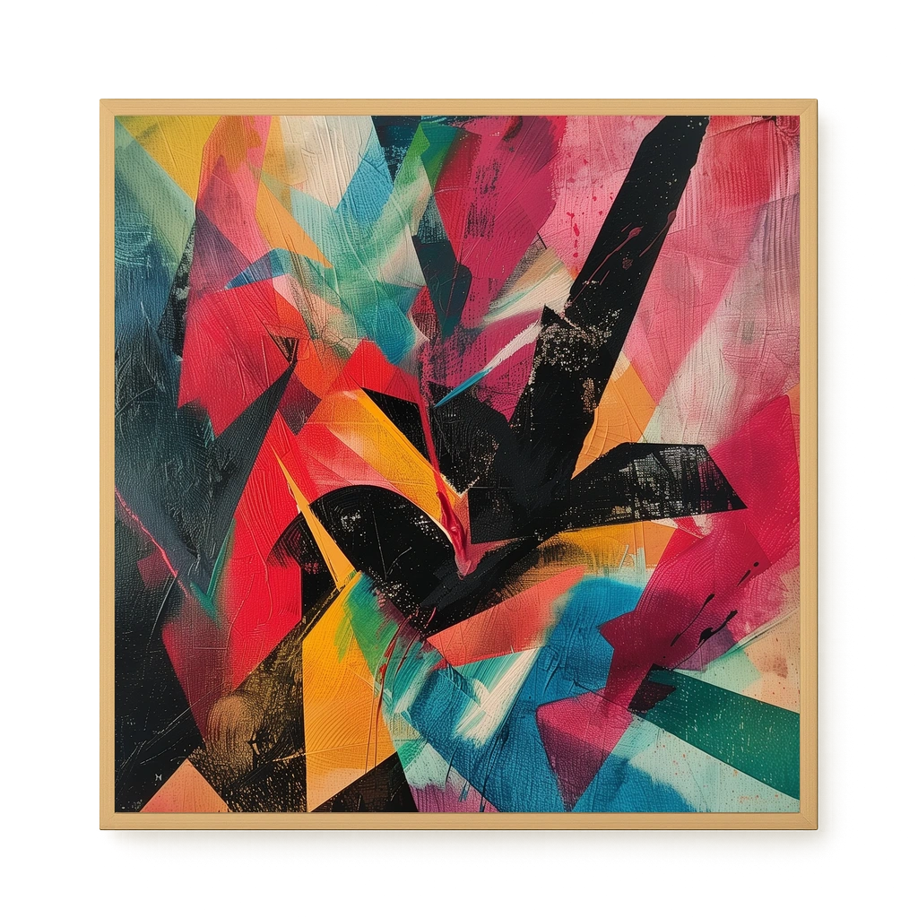 Color Fragmentation Canvas Print