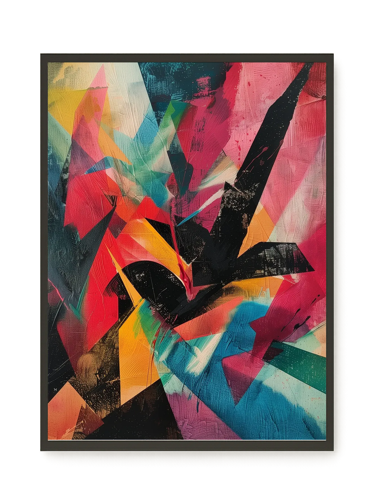 Color Fragmentation Canvas Print