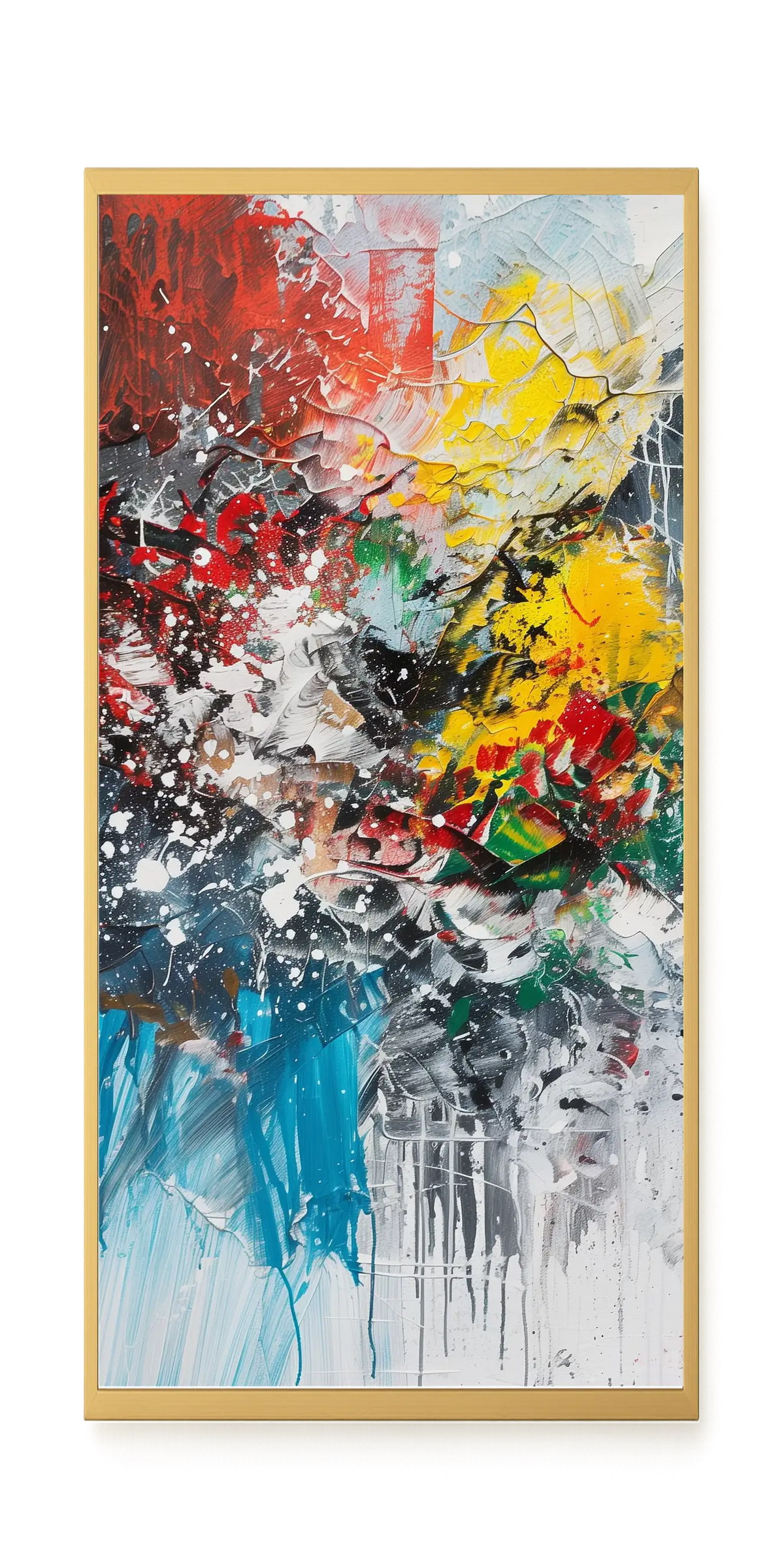 Chromatic Chaos Canvas Wall Art