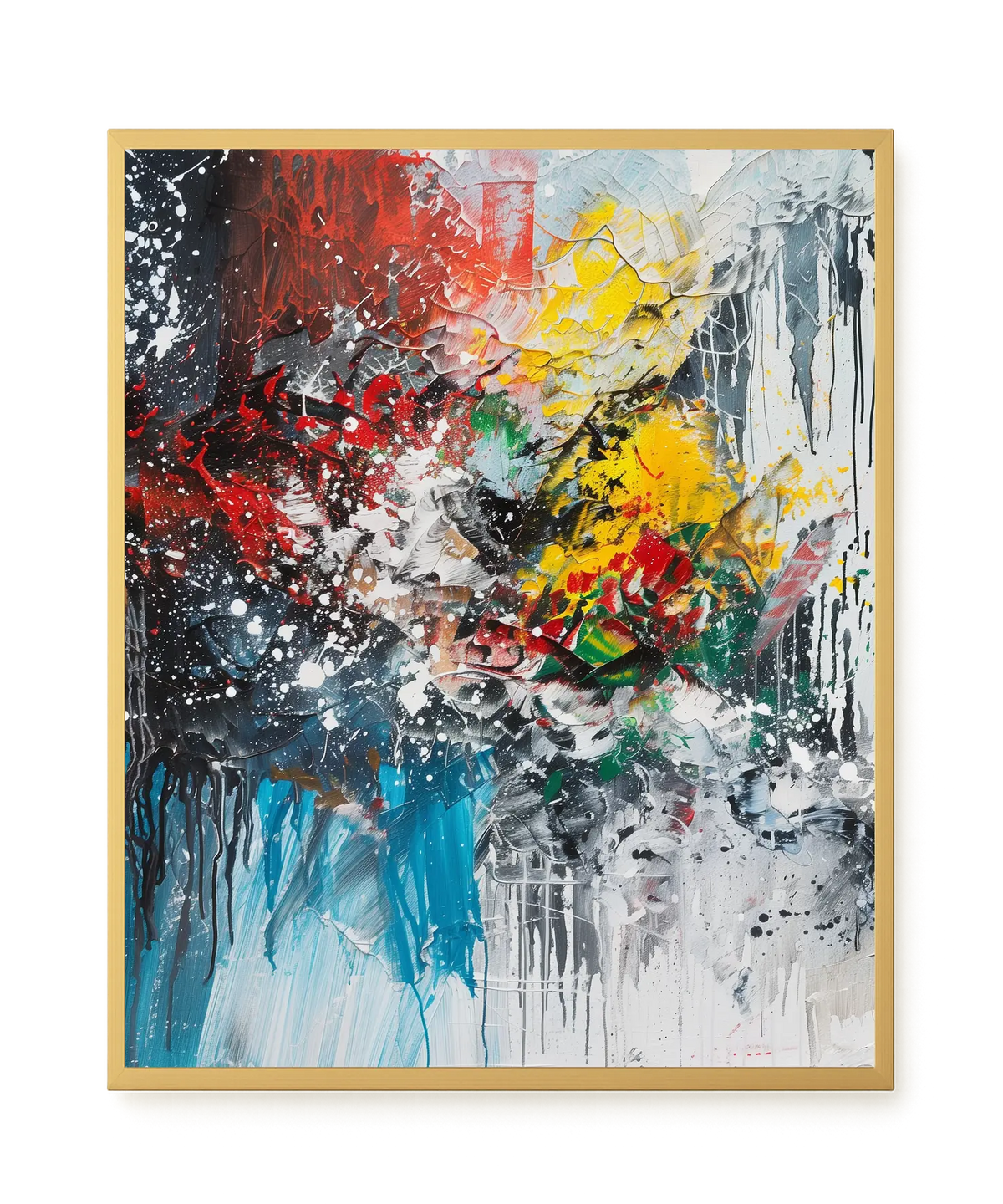 Chromatic Chaos Canvas Wall Art