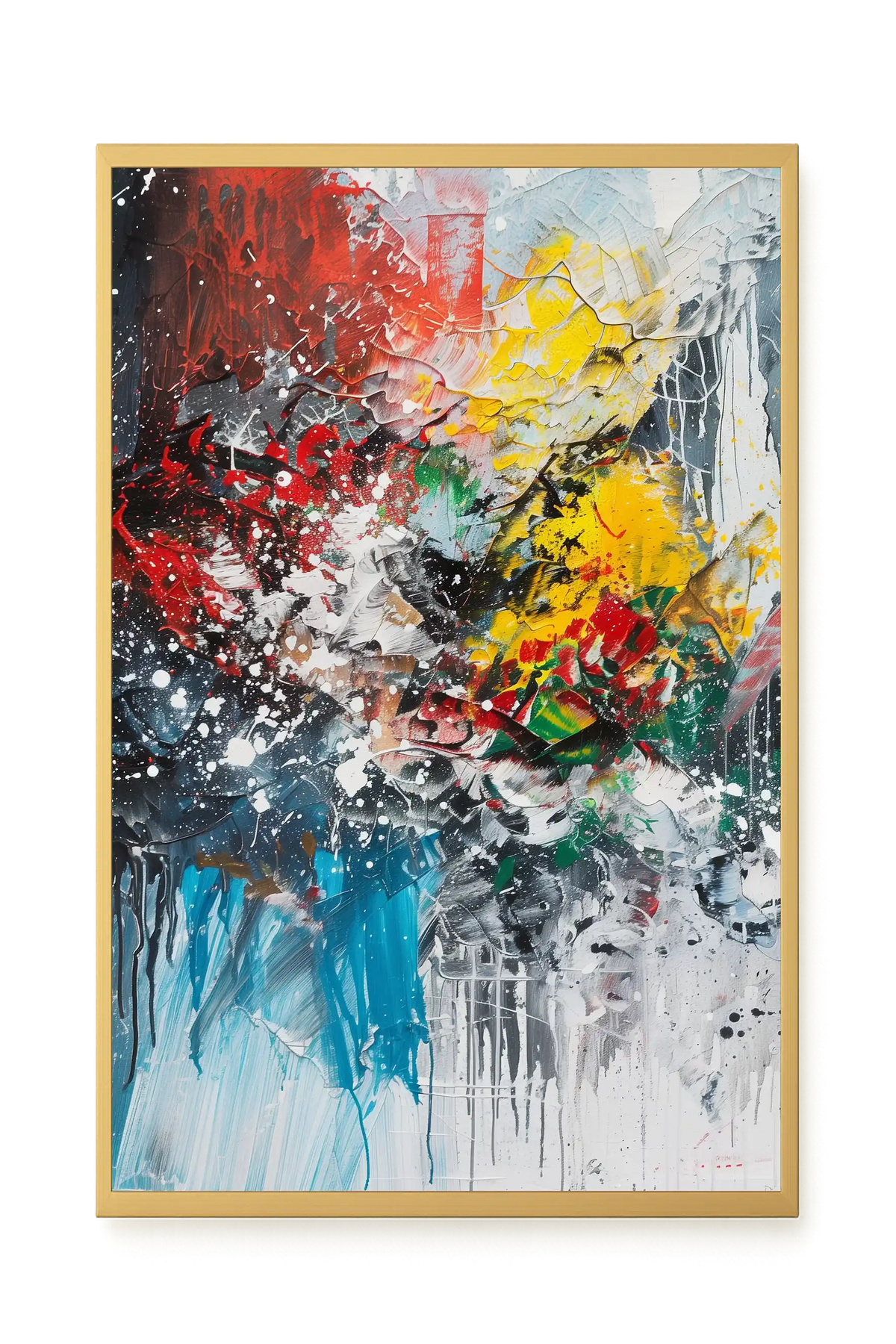 Chromatic Chaos Canvas Wall Art